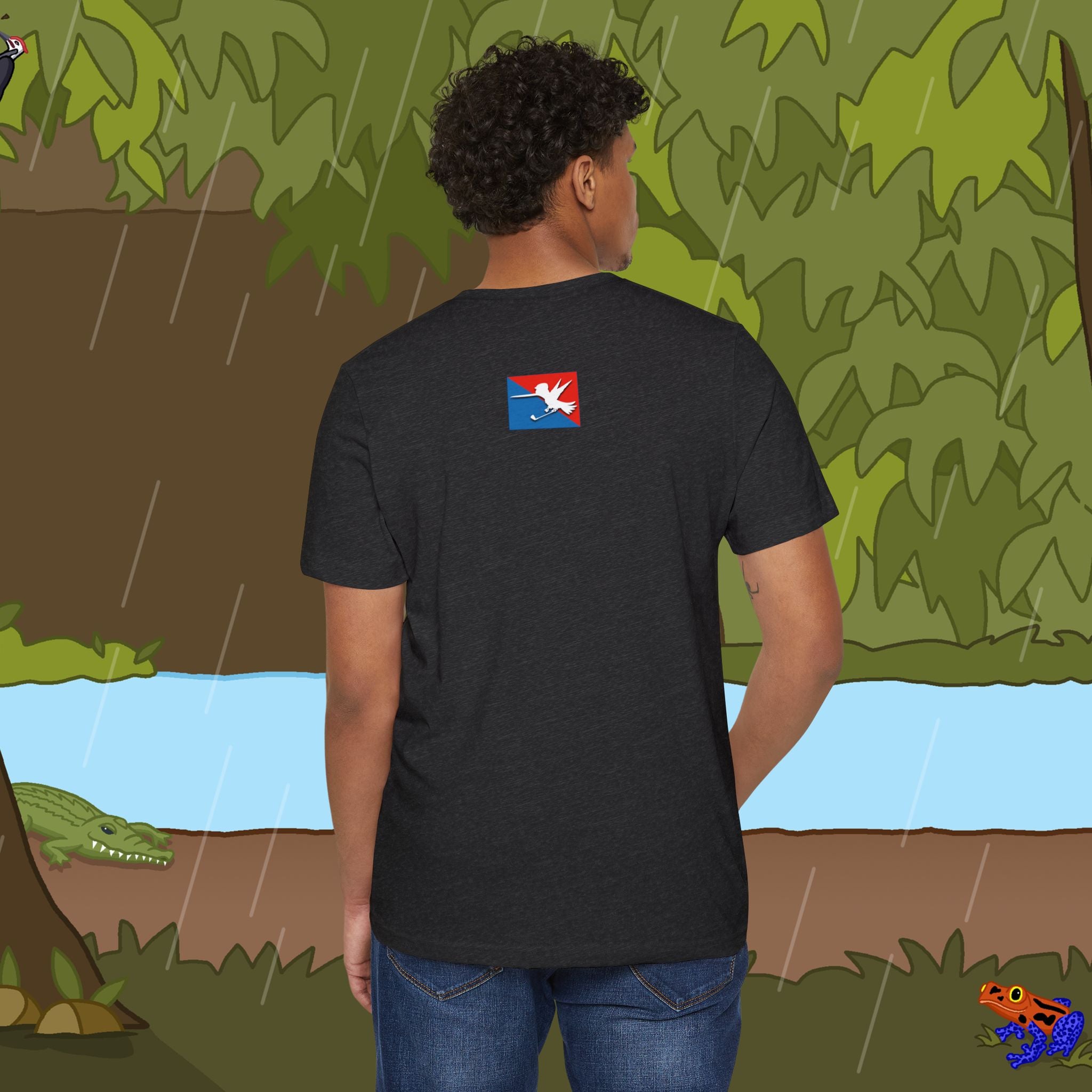 Golfer Recycled Organic T-Shirt