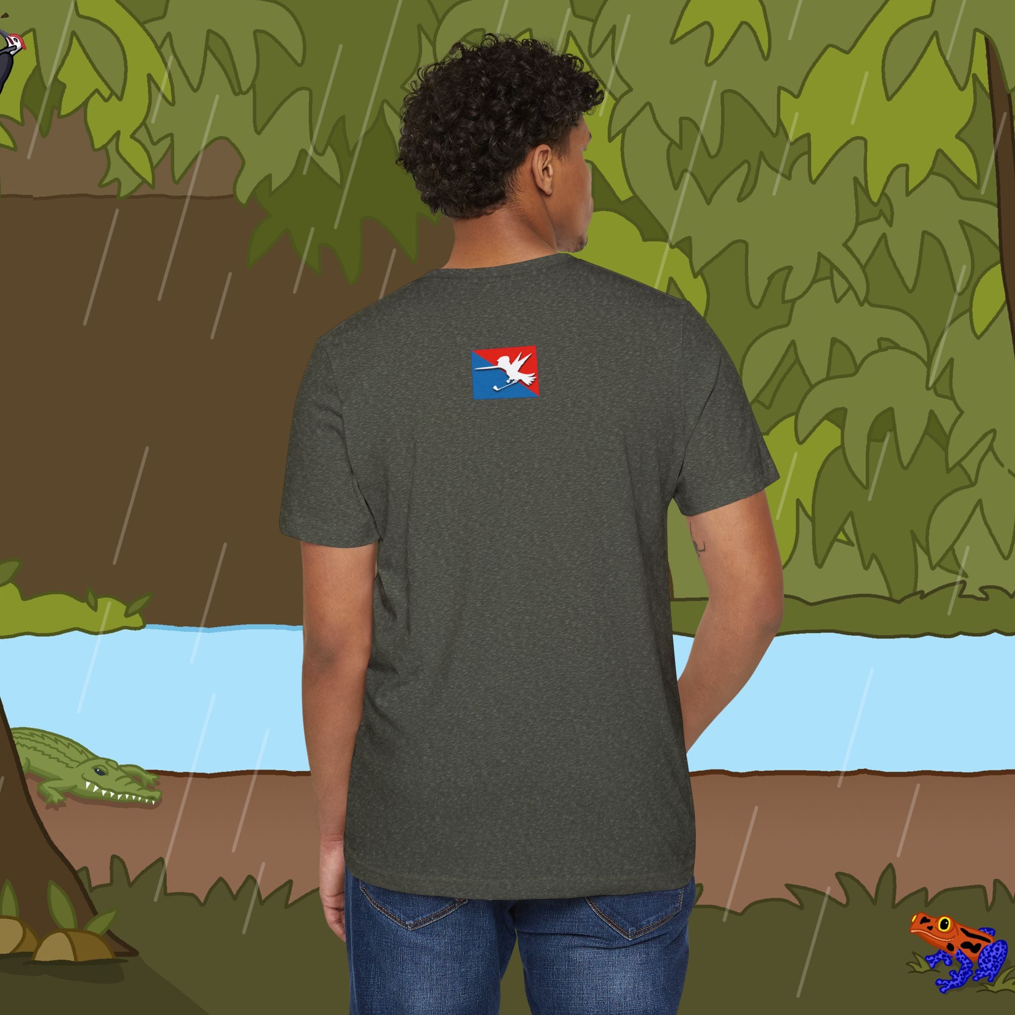 Golfer Recycled Organic T-Shirt