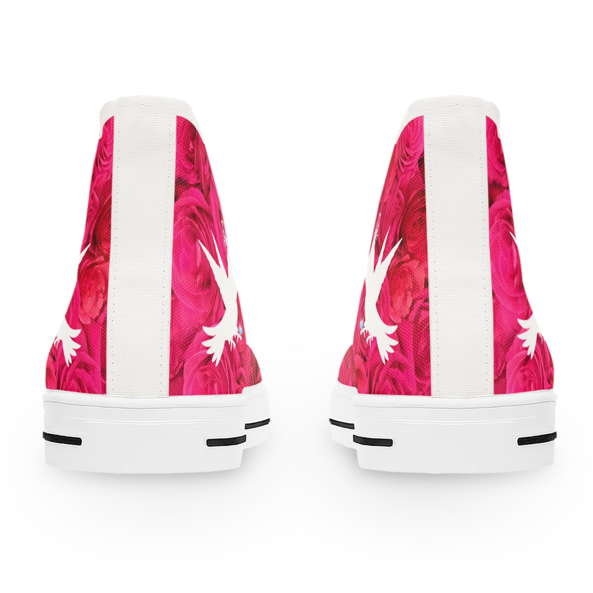 Diamond Ring Roses Women's High Top Sneakers