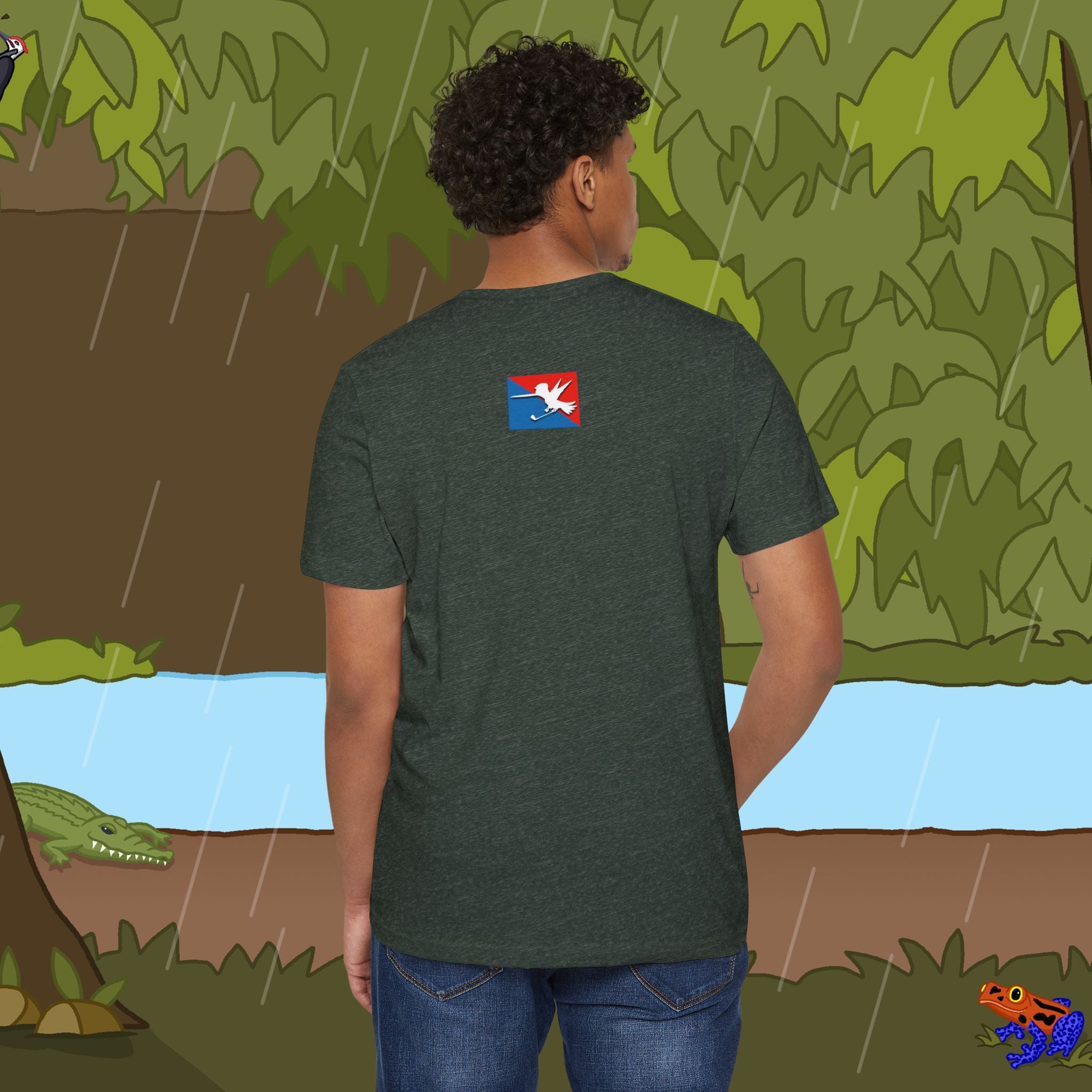 Golfer Recycled Organic T-Shirt