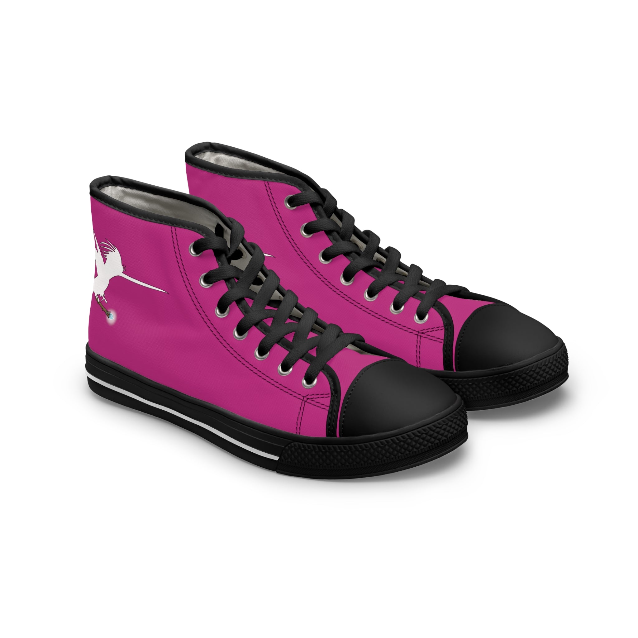 Fusia Wizard Wand Women's High Top Sneakers