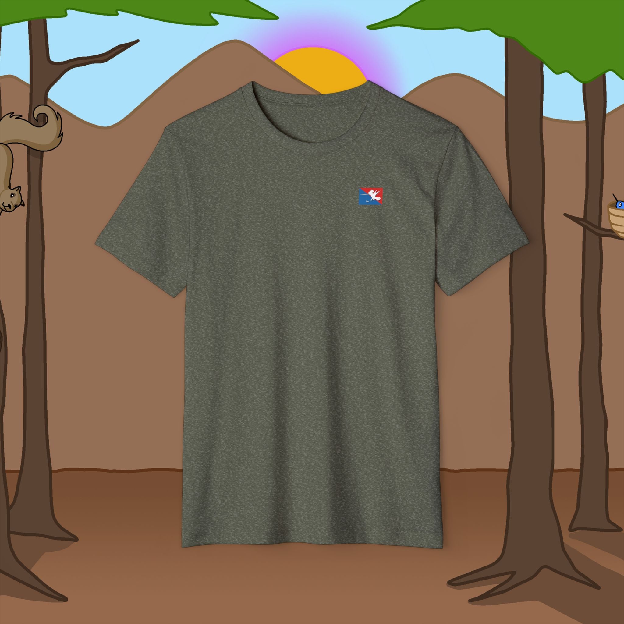 Golf Logo Recycled Organic Loose Fit T-Shirt