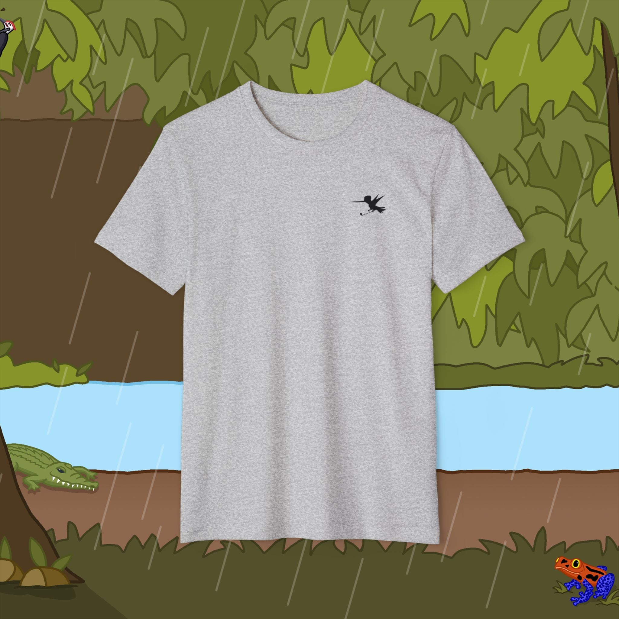 Golfer Recycled Organic T-Shirt