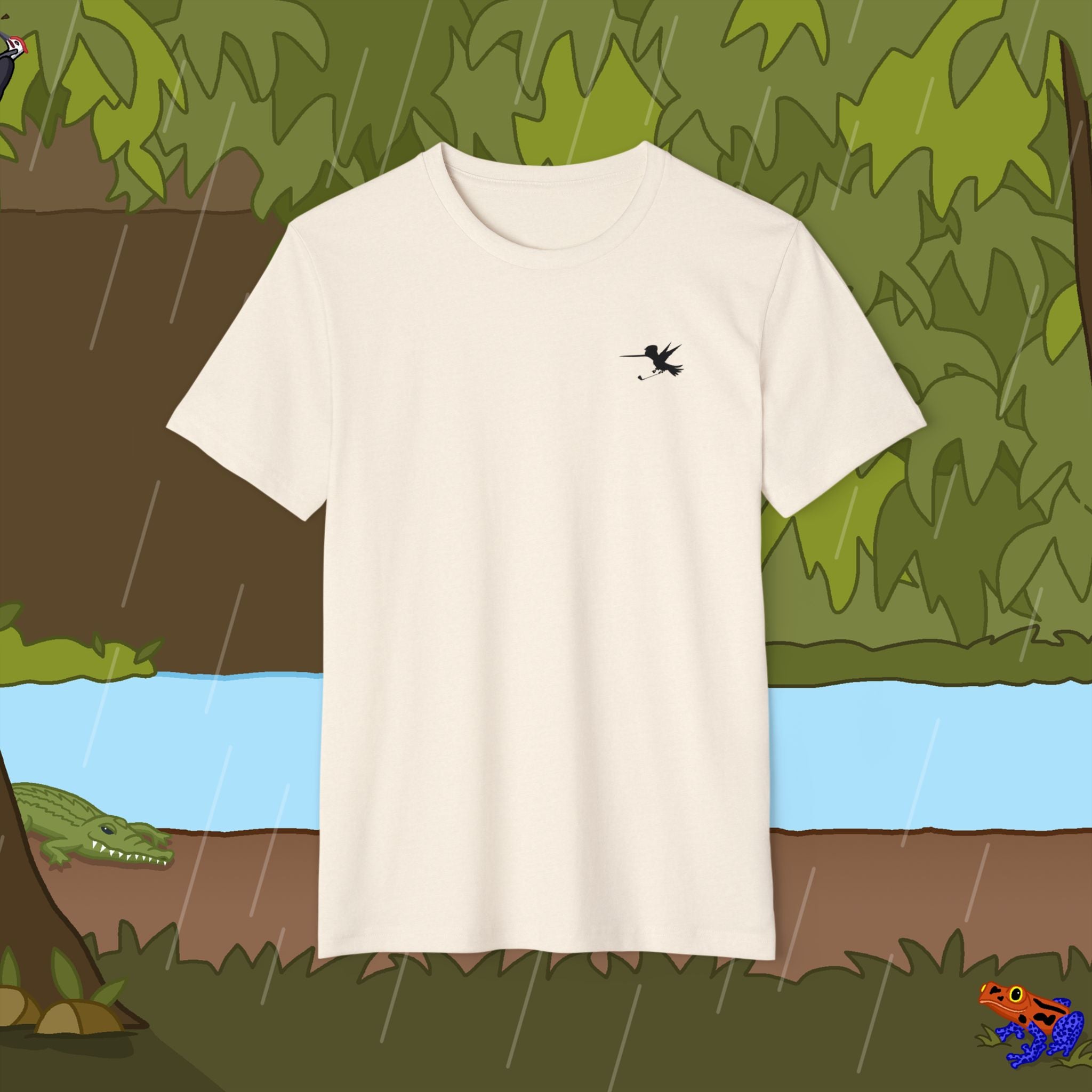 Golfer Recycled Organic T-Shirt