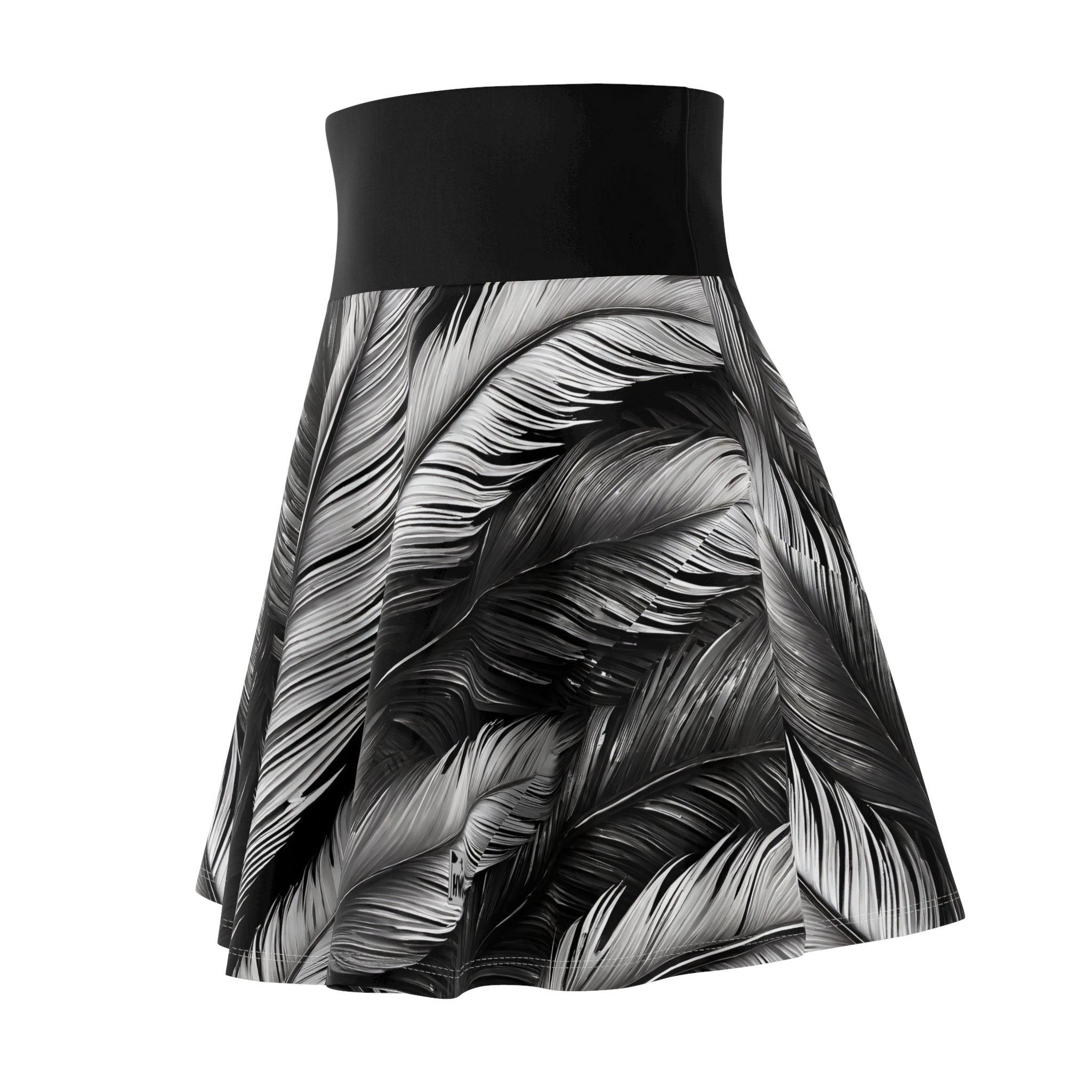 White Tribal Feathers Skirt