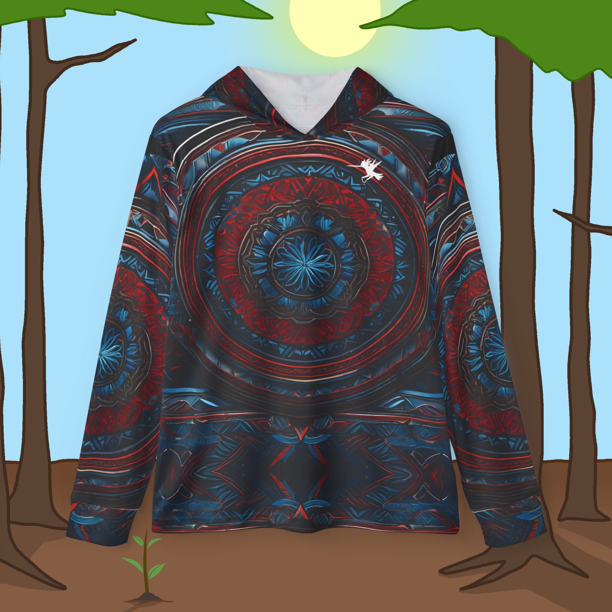 Tribal Shield Warmup Sports Hoodie