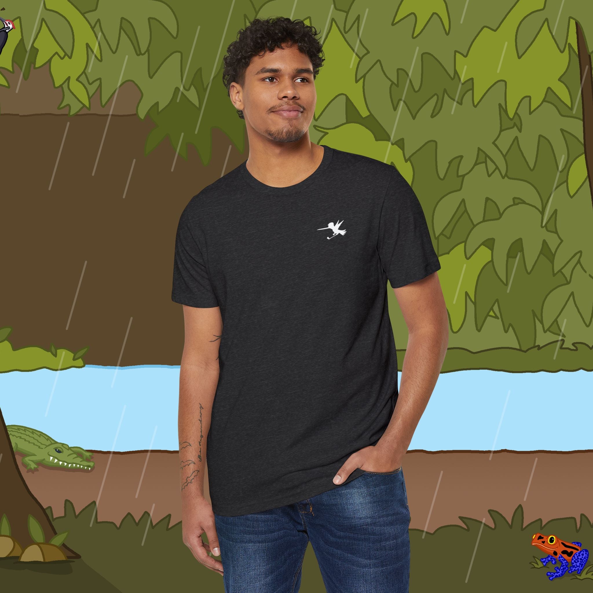 Golfer Recycled Organic T-Shirt