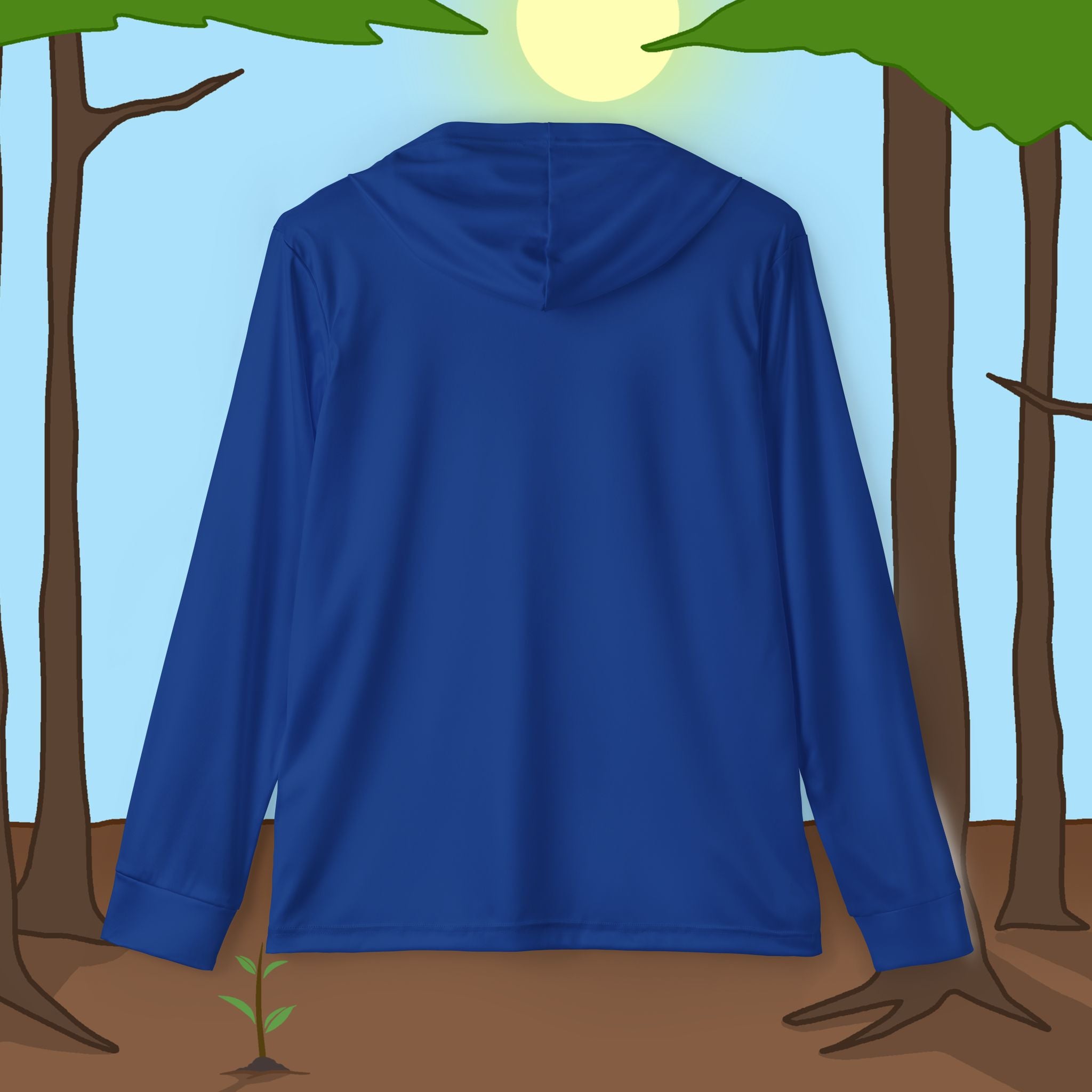 Blue Warmup Sports Hoodie