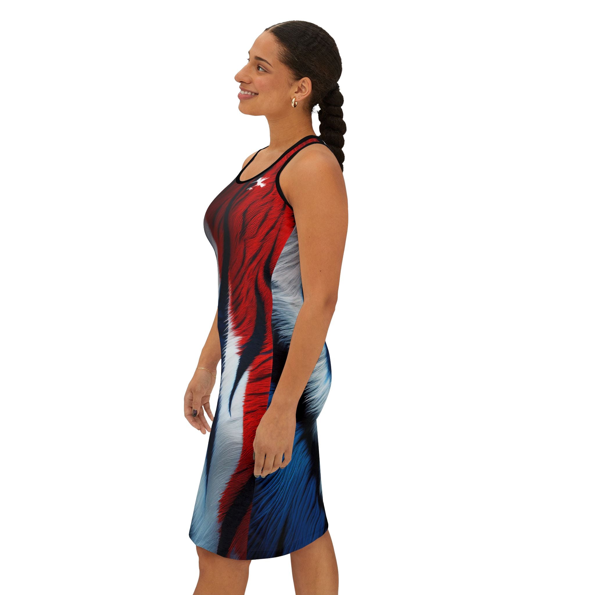 Tiger Spear Racerback Dress