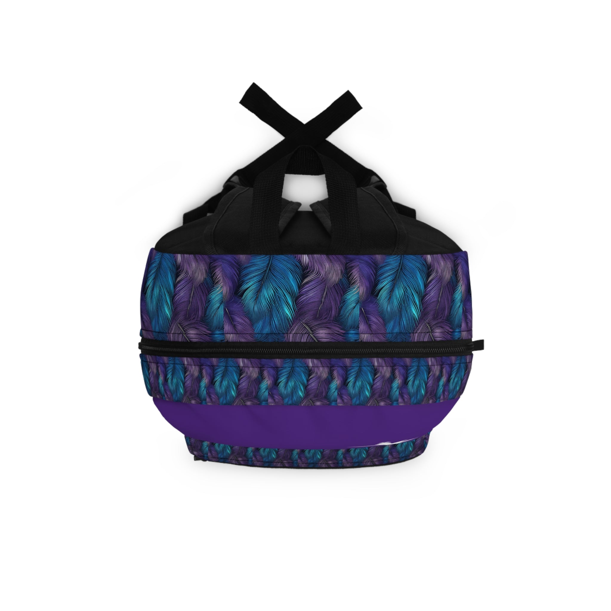 Purple Diamond Ring Black Backpack