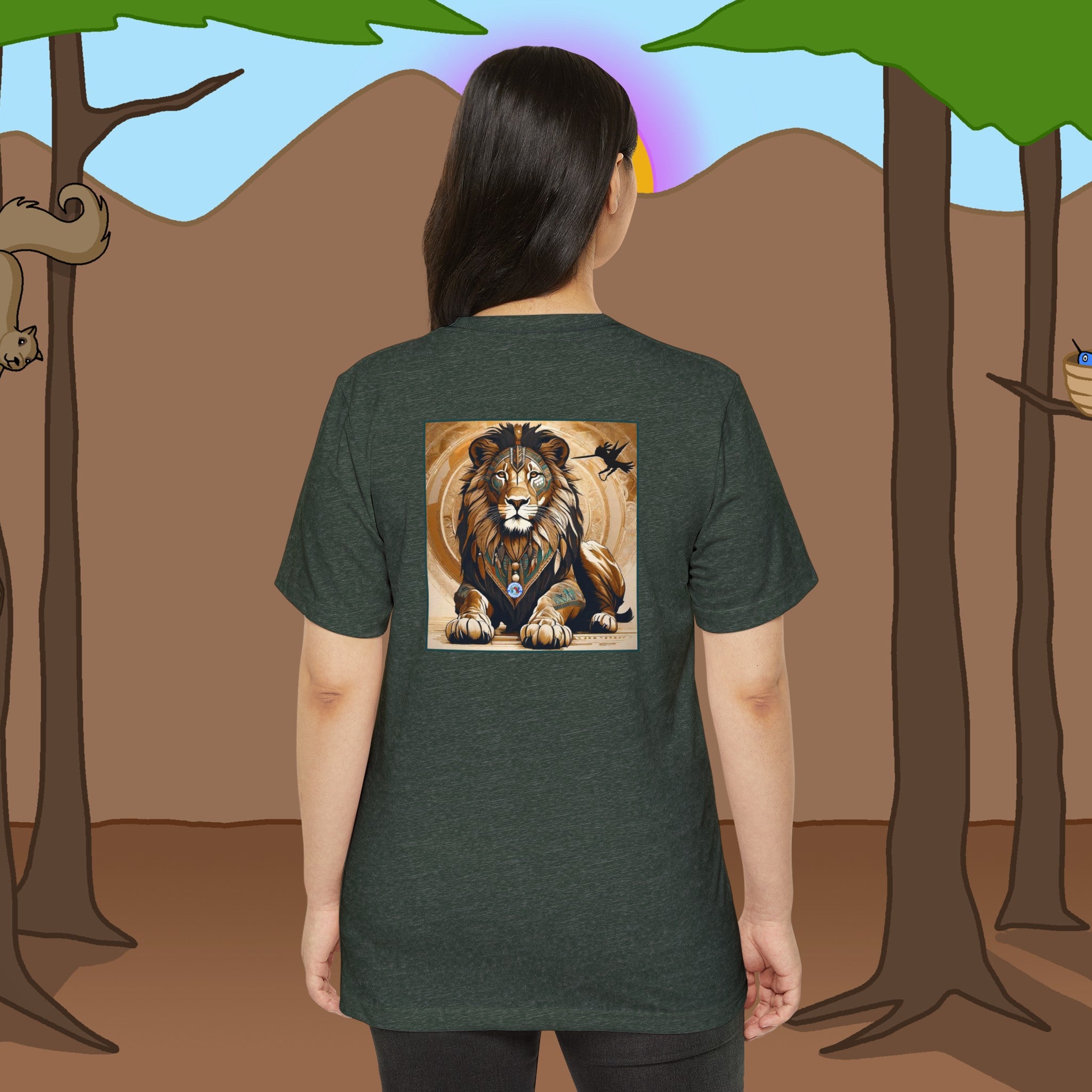 Lion Recycled Organic Loose Fit T-Shirt