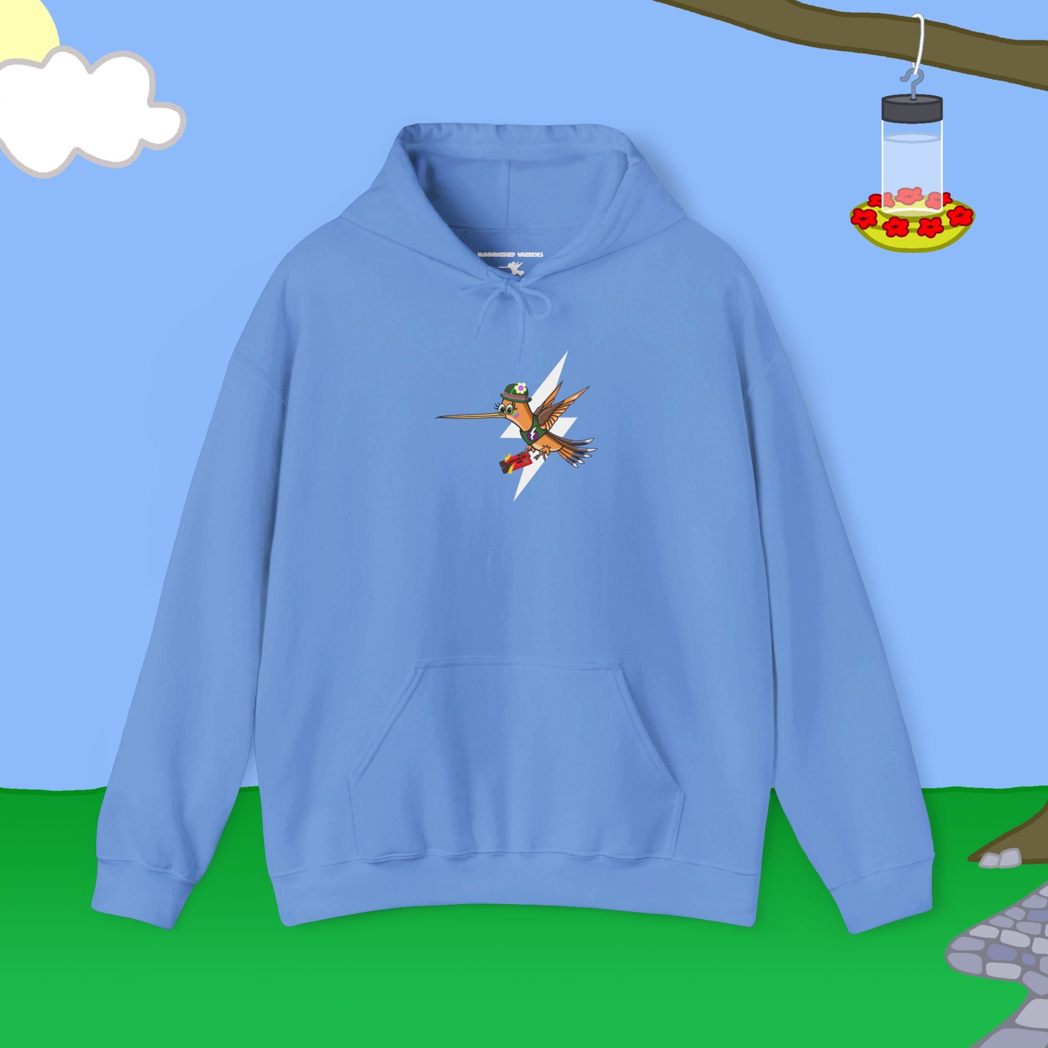 Hummingbird Warriors Chocolate Bar Heavy Blend™ Hooded Sweatshirt