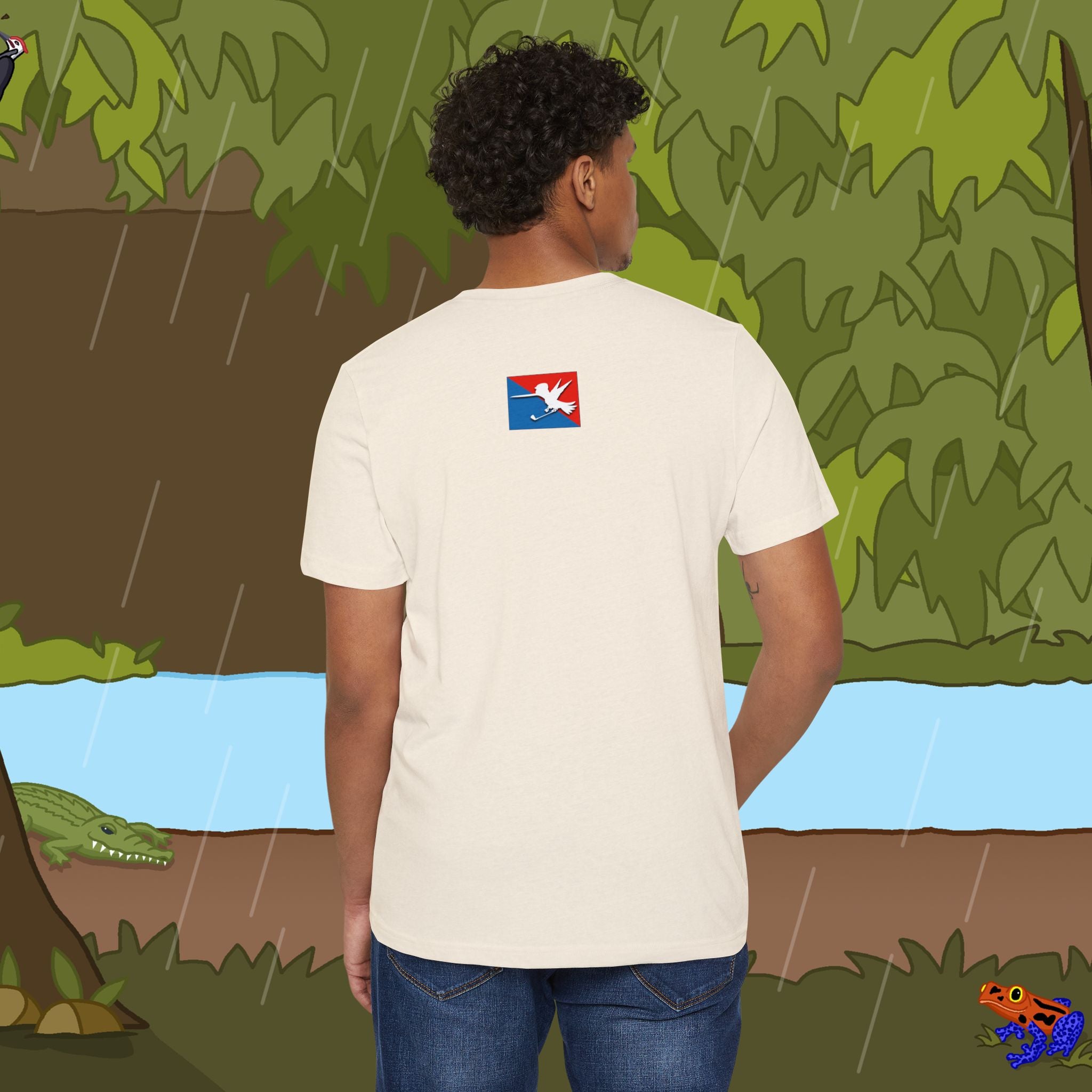 Golfer Recycled Organic T-Shirt