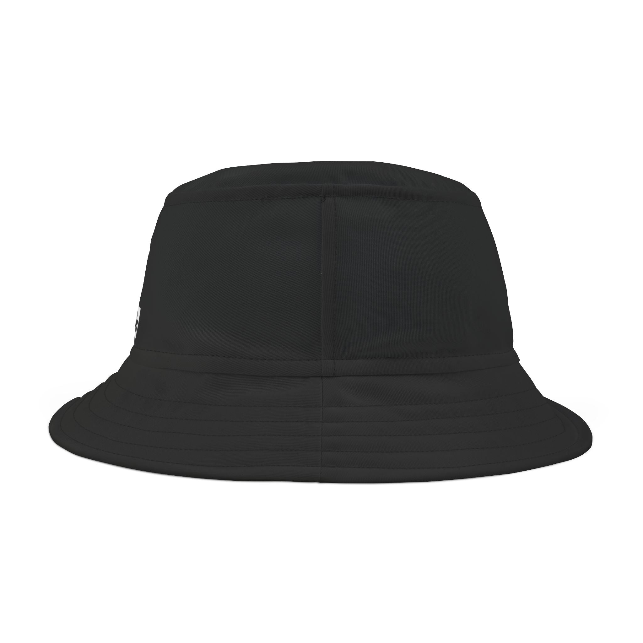 Black Golf Logo Bucket Hat