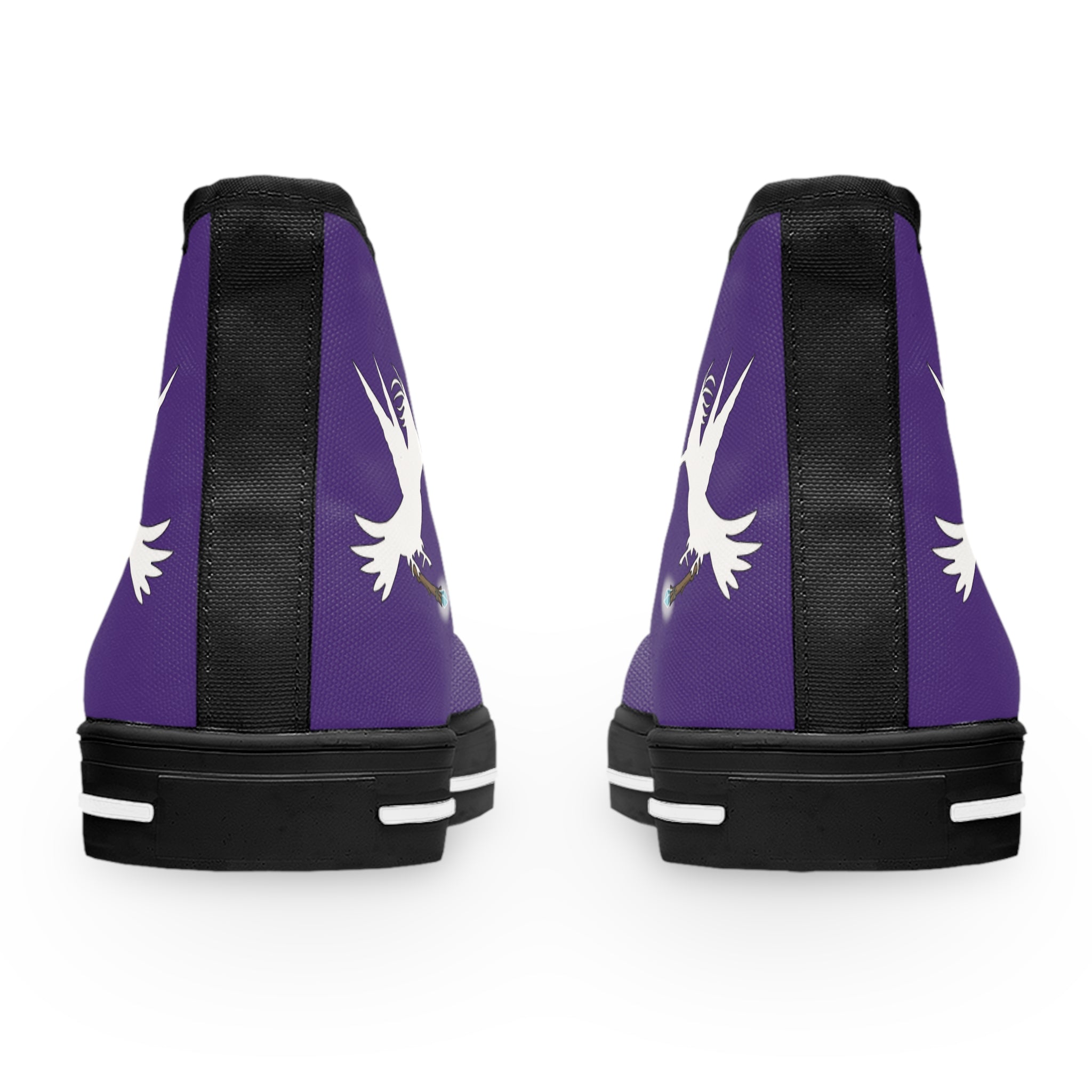 Purple Wizard Wand Women's High Top Sneakers