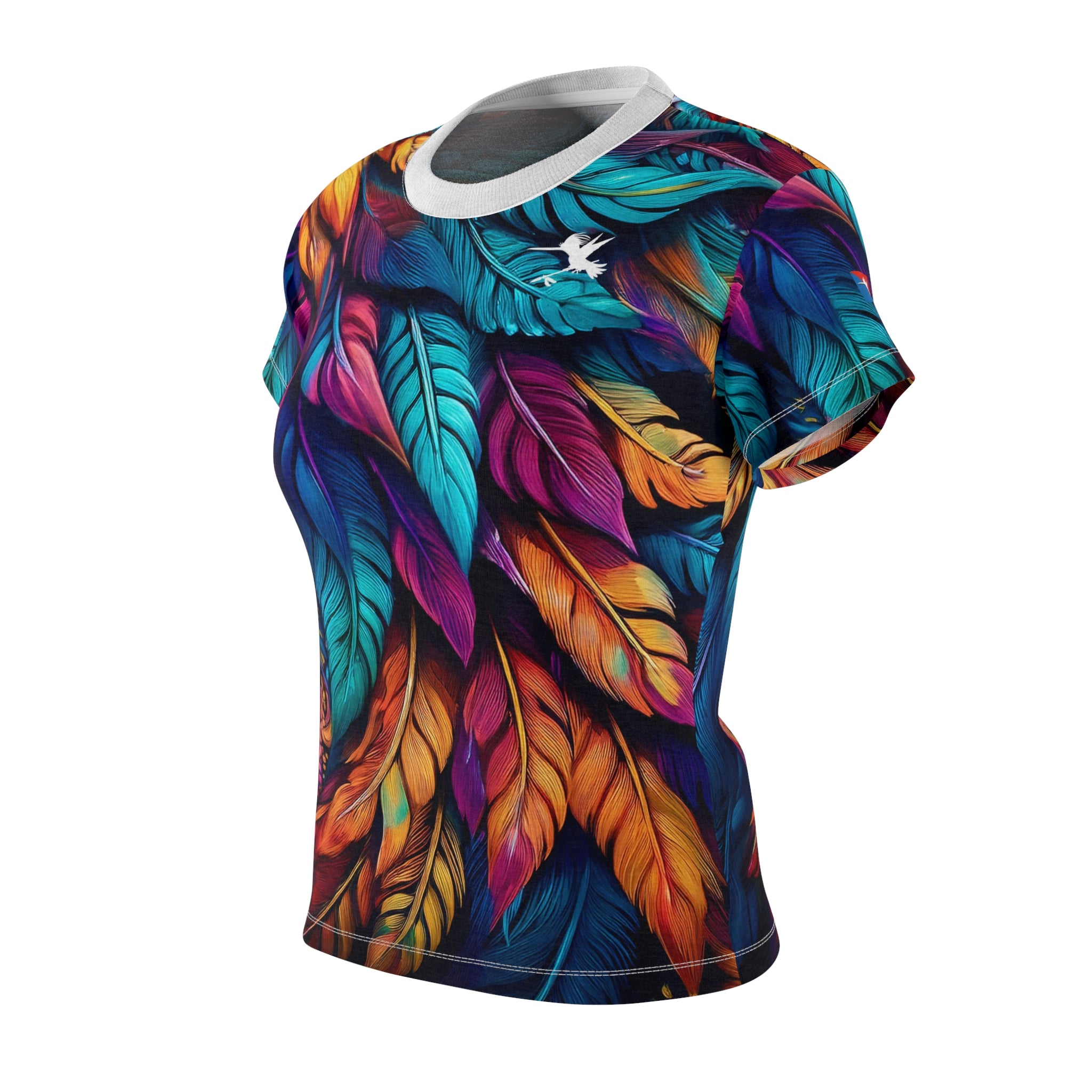 Colorful Feathers Women's Performance Tee