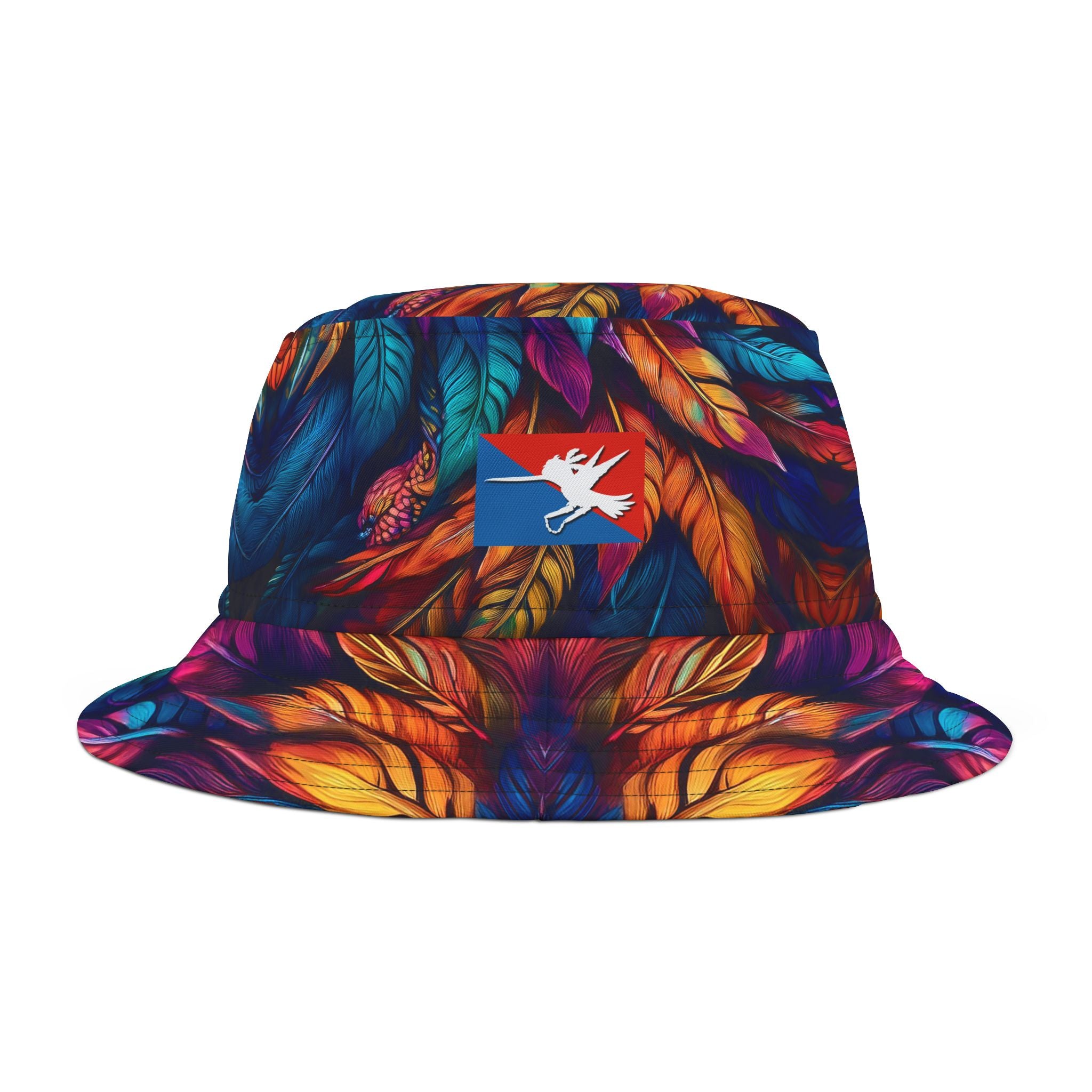 Colorful Feathers Nunchucks Bucket Hat