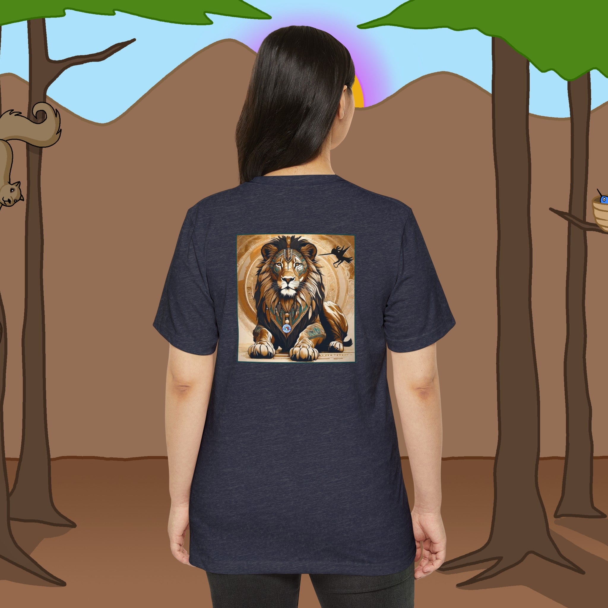 Lion Recycled Organic Loose Fit T-Shirt