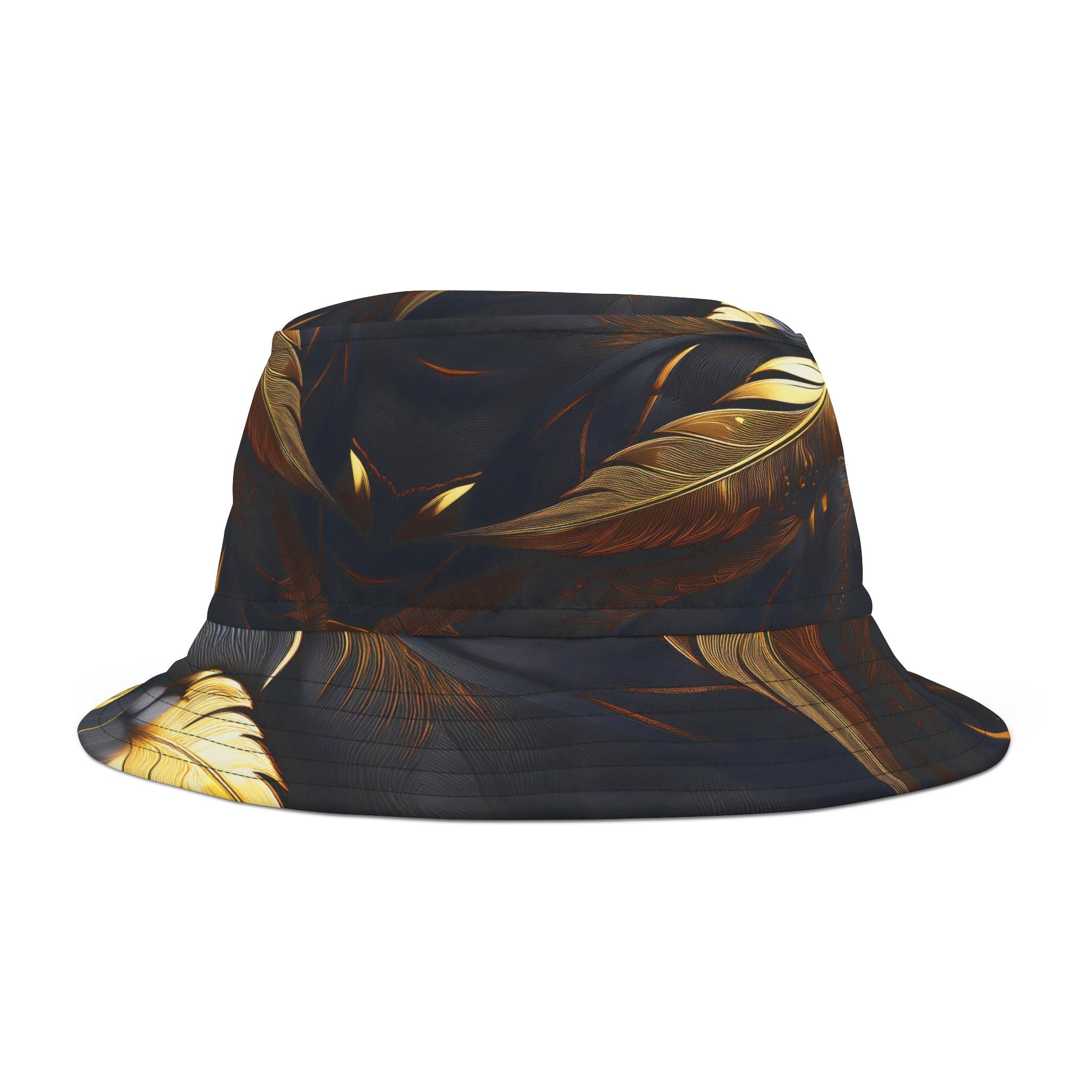 Golden Feathers Golf Bucket Hat