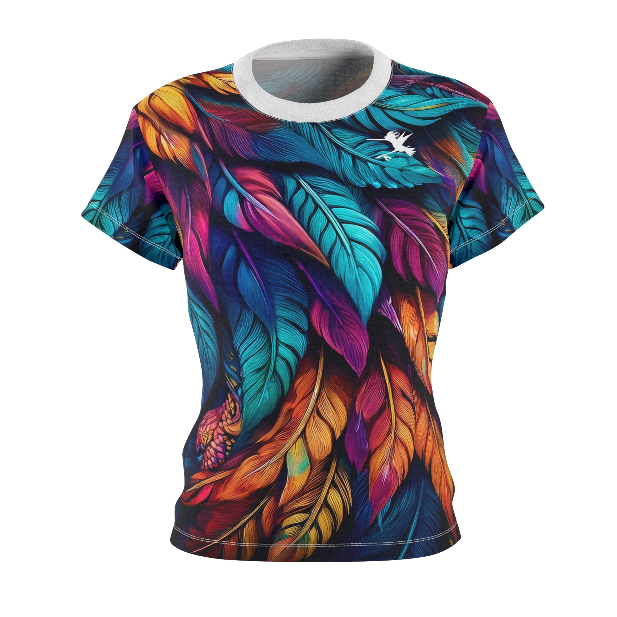 Colorful Feathers Women's Performance Tee