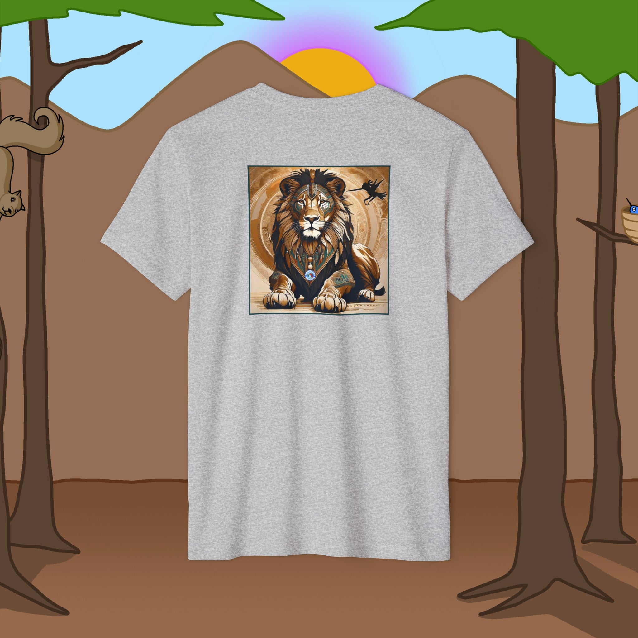 Lion Recycled Organic Loose Fit T-Shirt