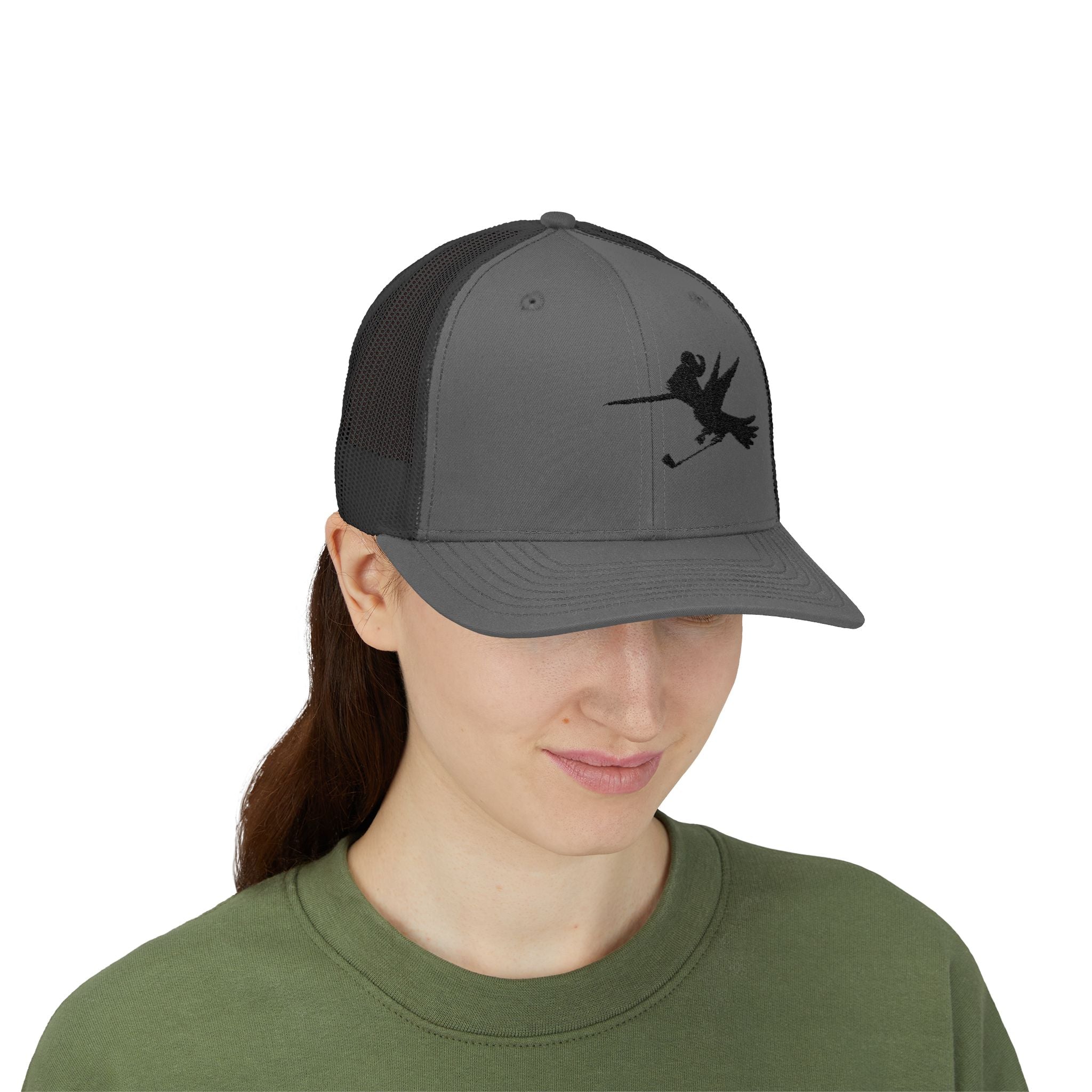 Women's Golf Embroidered Trucker Cap