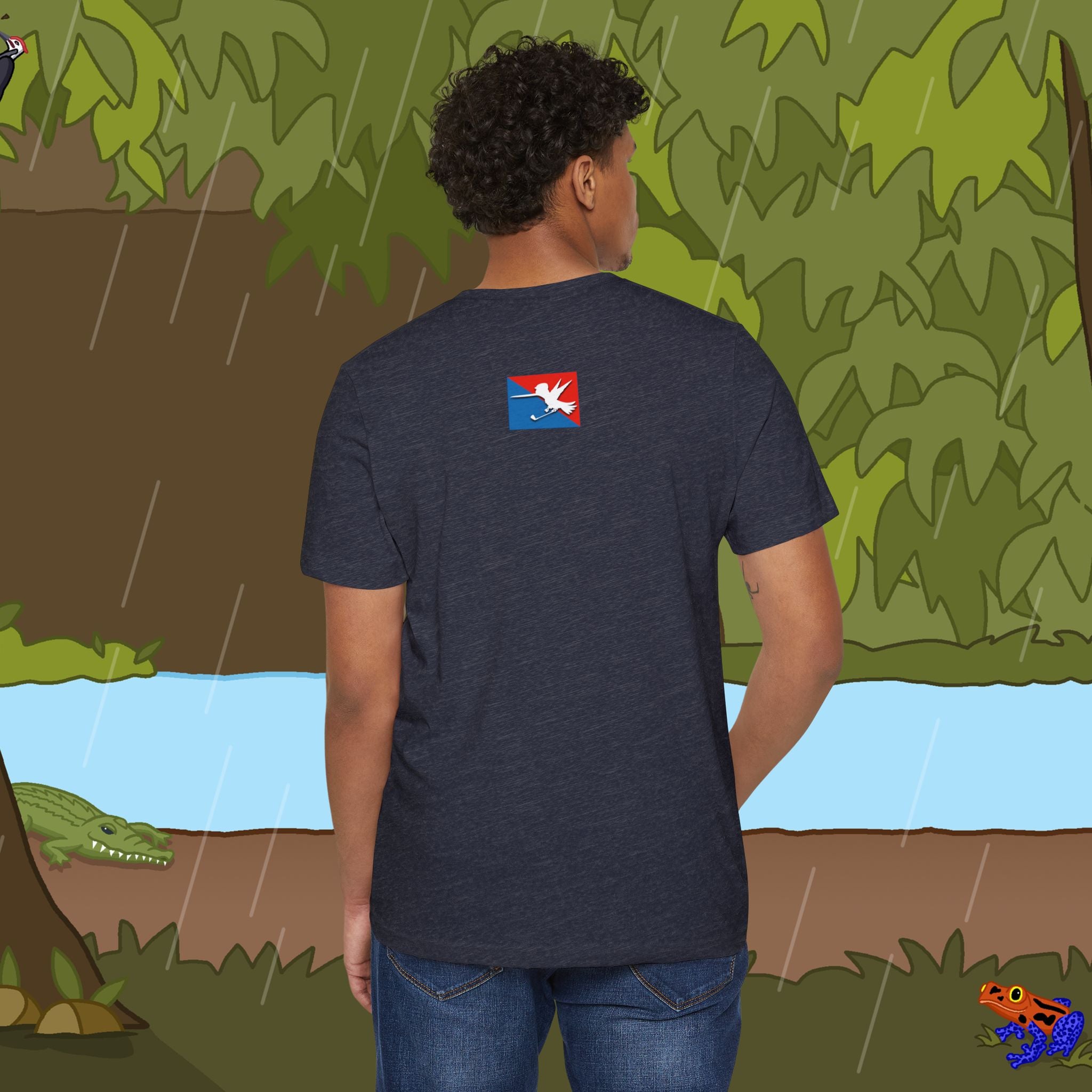 Golfer Recycled Organic T-Shirt