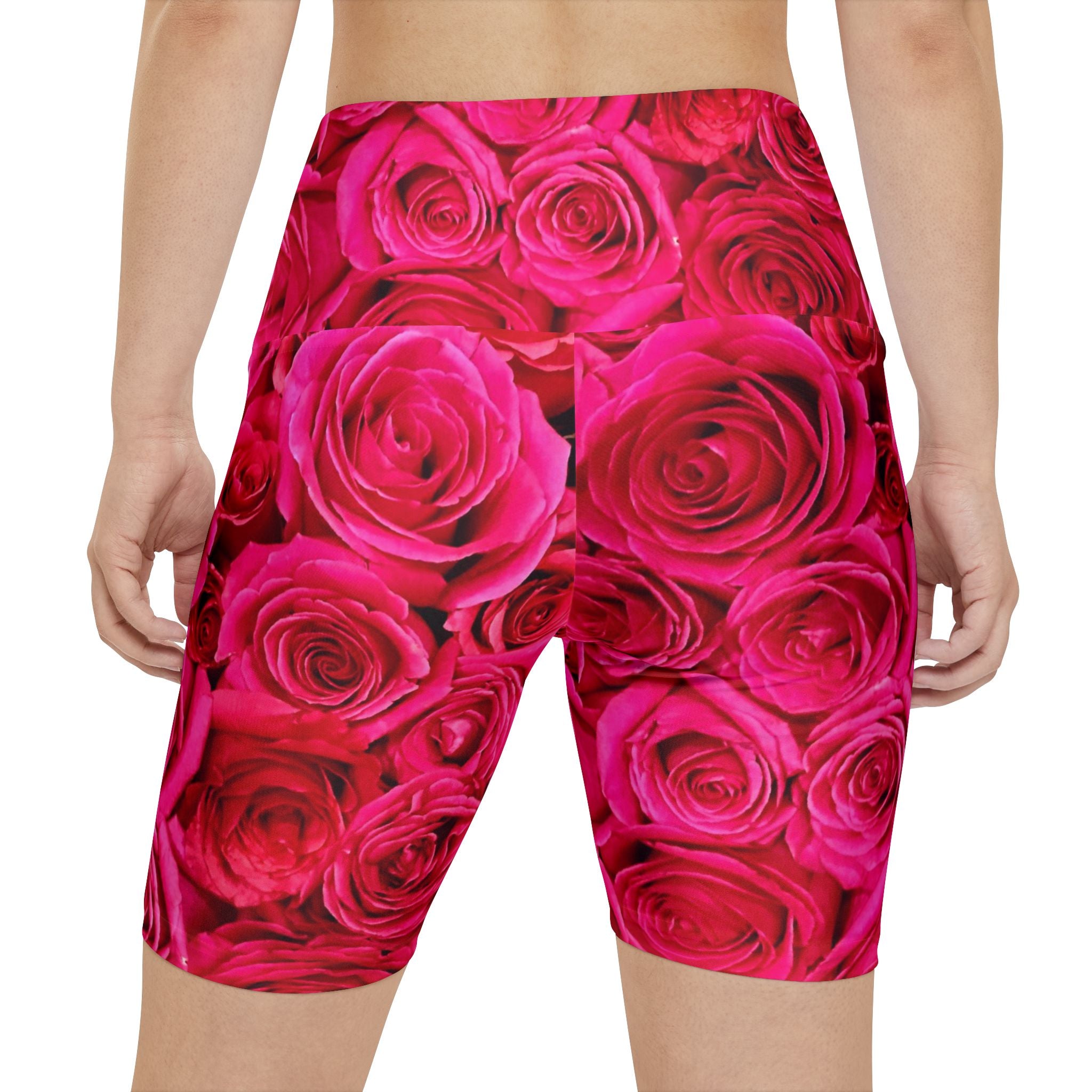 Roses Diamond Ring Workout Shorts