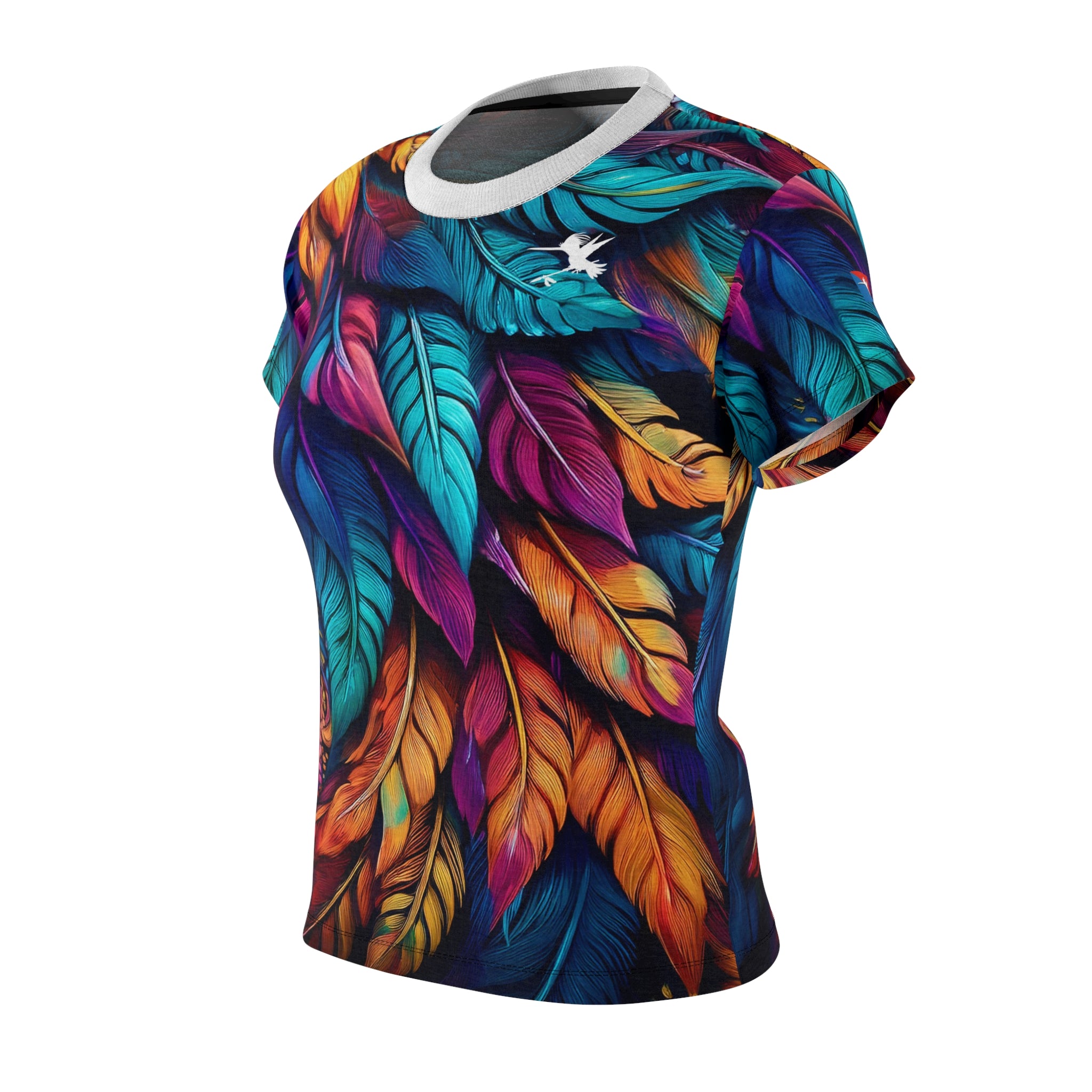 Colorful Feathers Women's Performance Tee