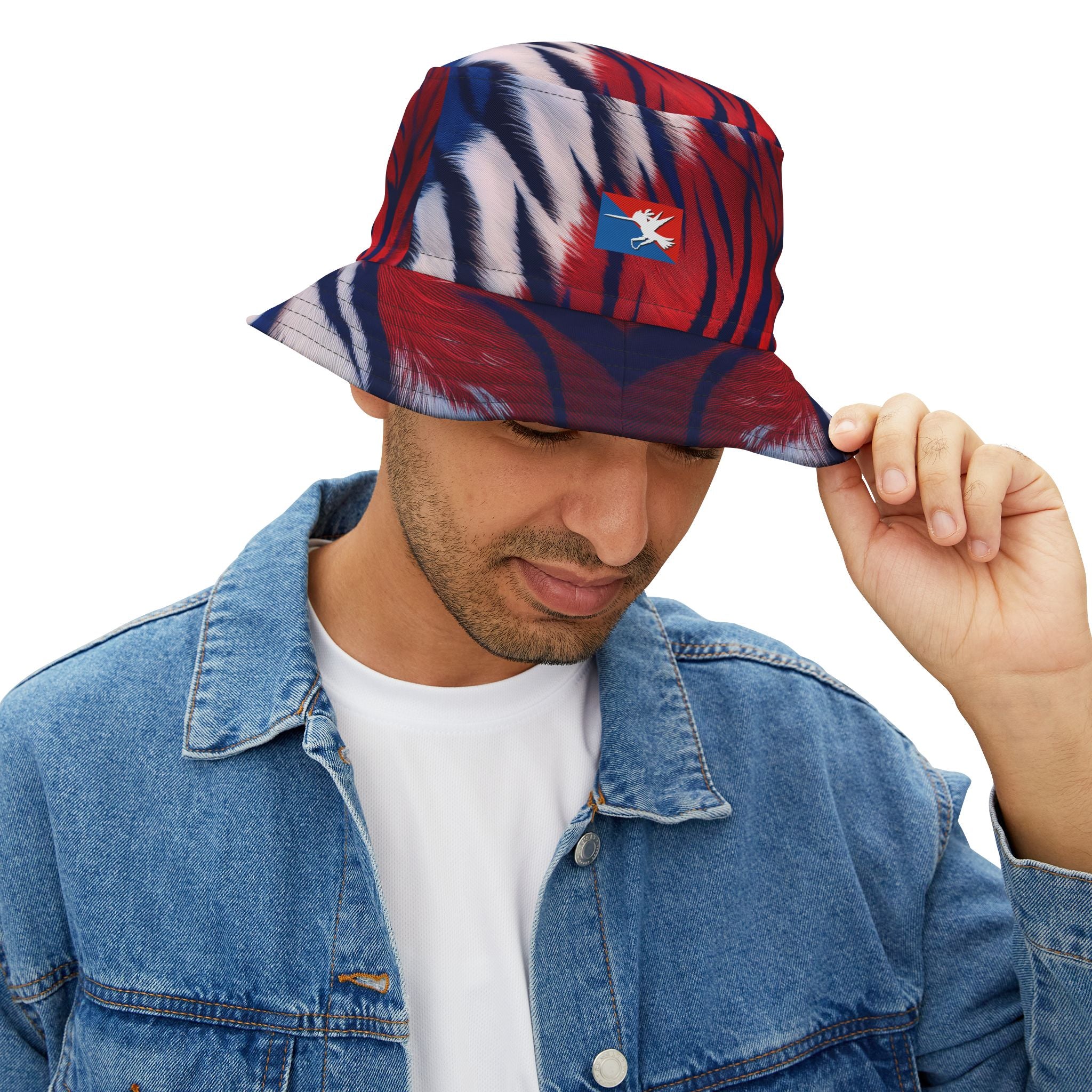 Tiger Nunchucks Logo Bucket Hat