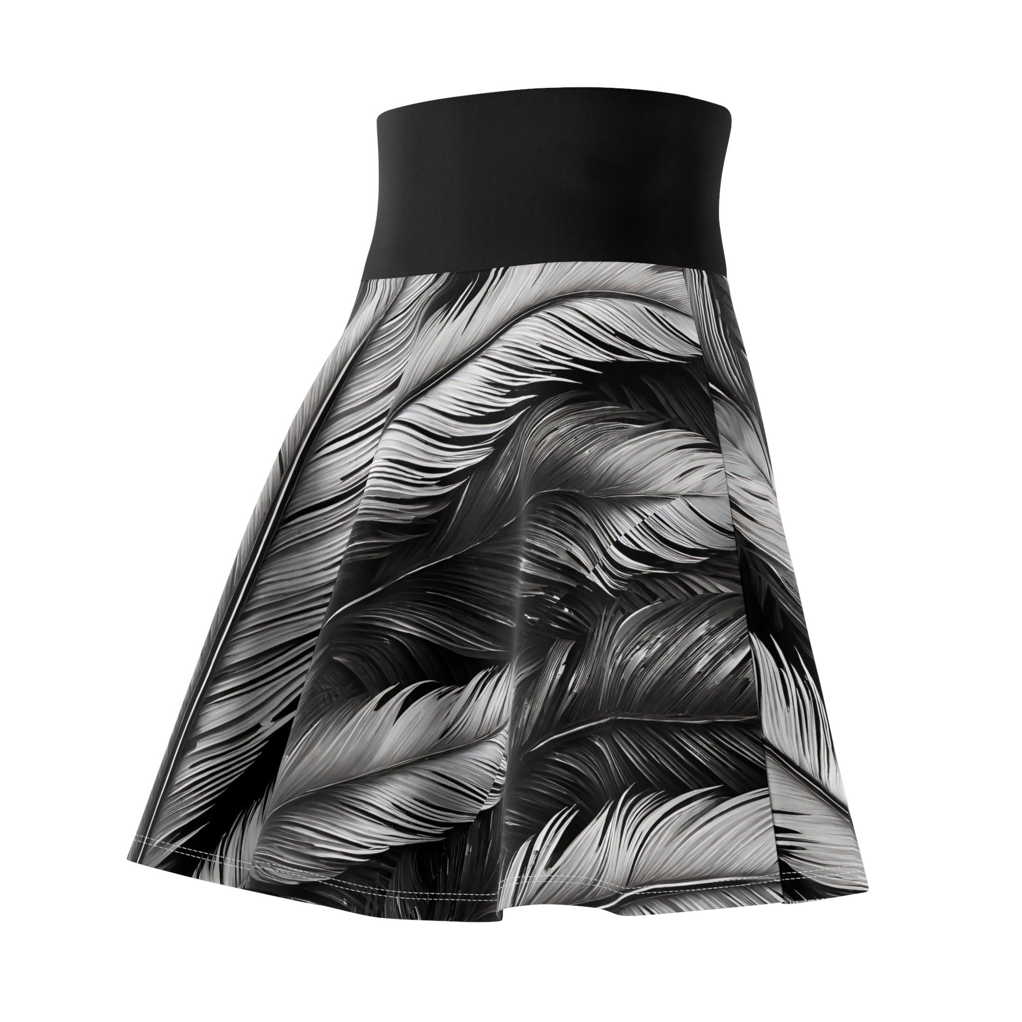 White Tribal Feathers Skirt