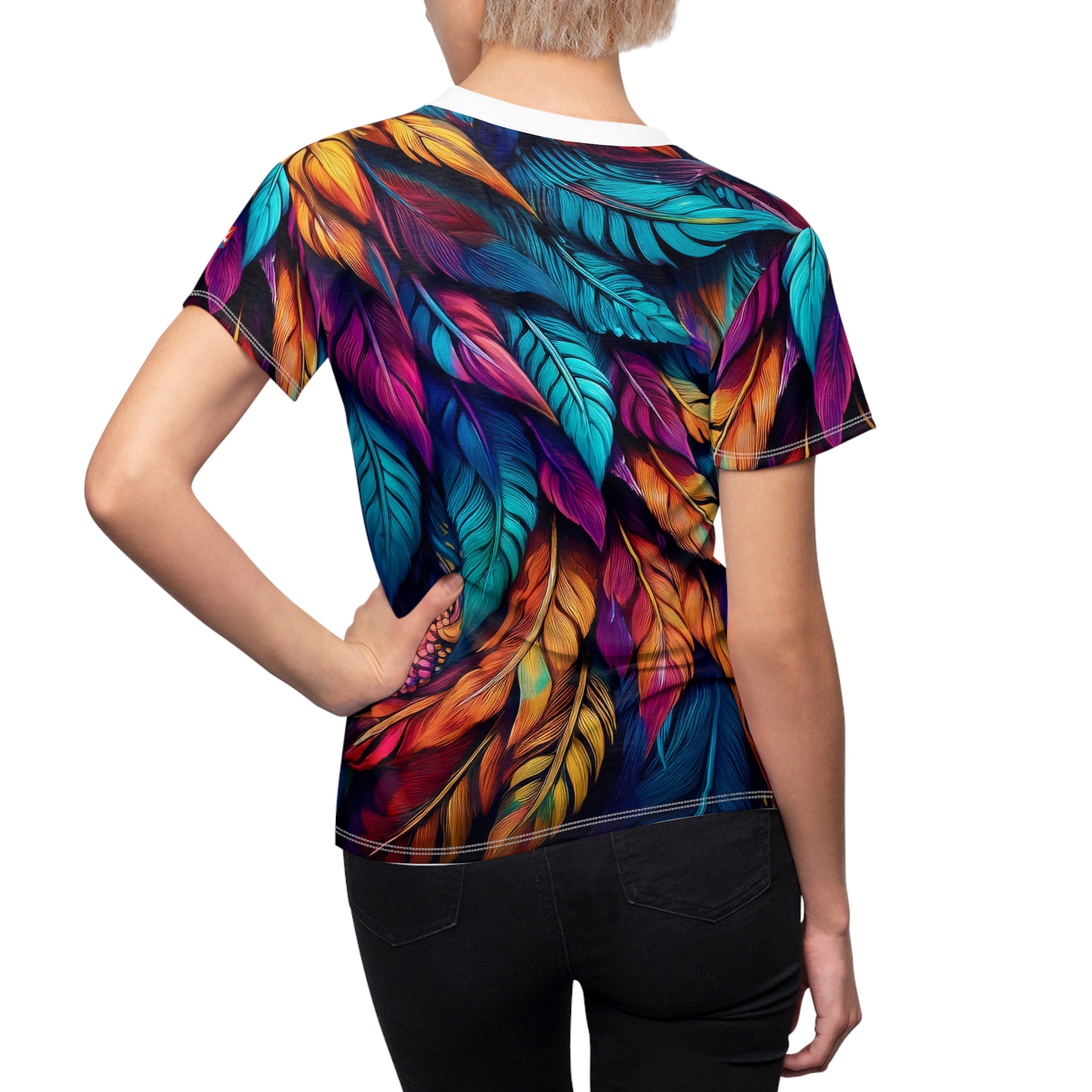 Colorful Feathers Women's Performance Tee