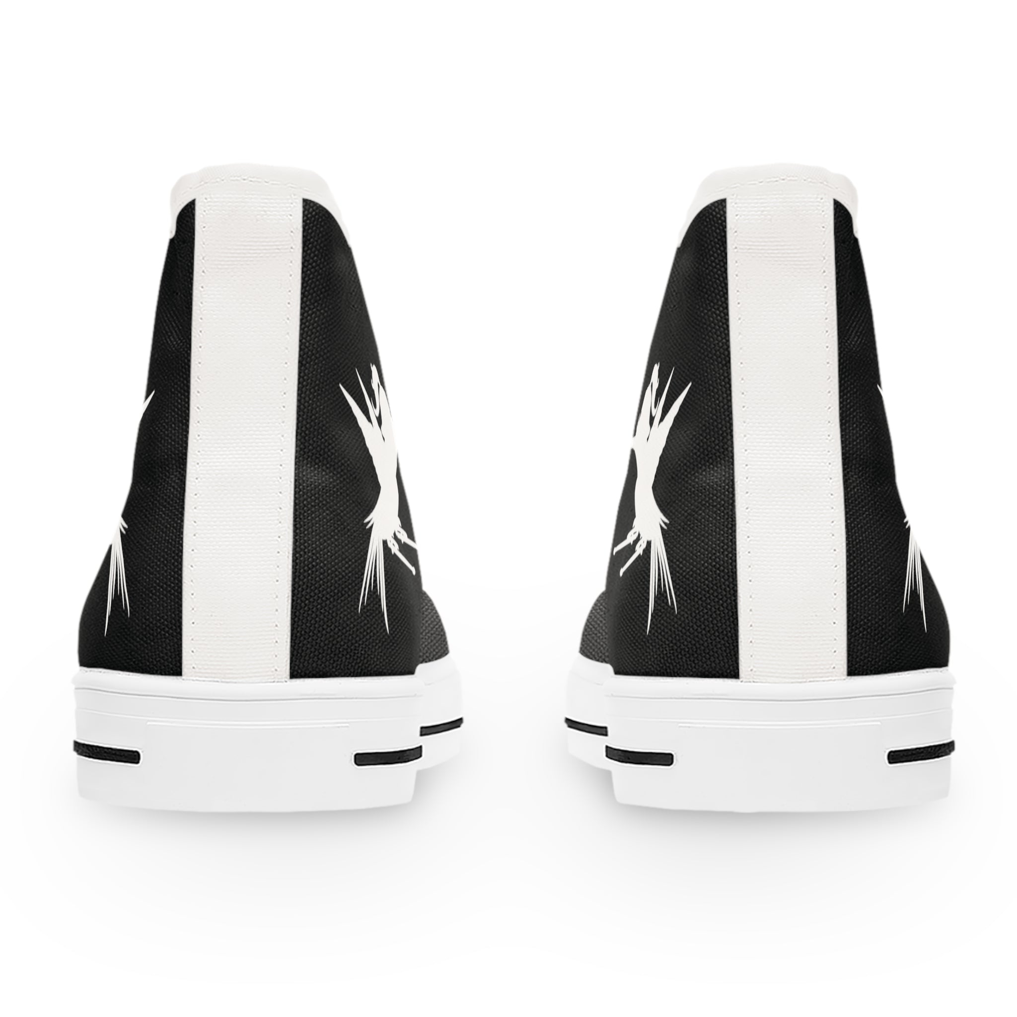 Rock Drummer Girl Women's High Top Sneakers