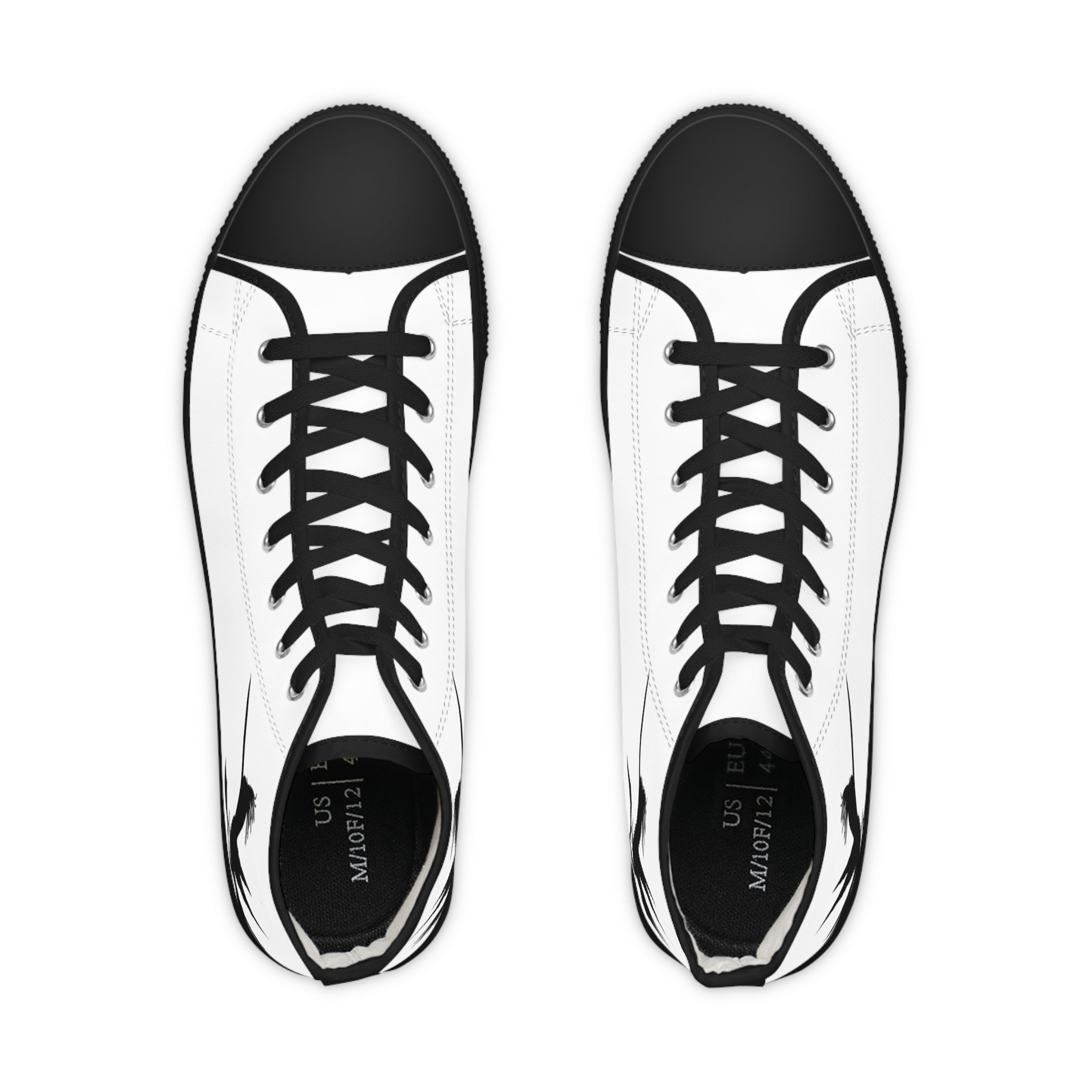 White Sword Men's High Top Sneakers