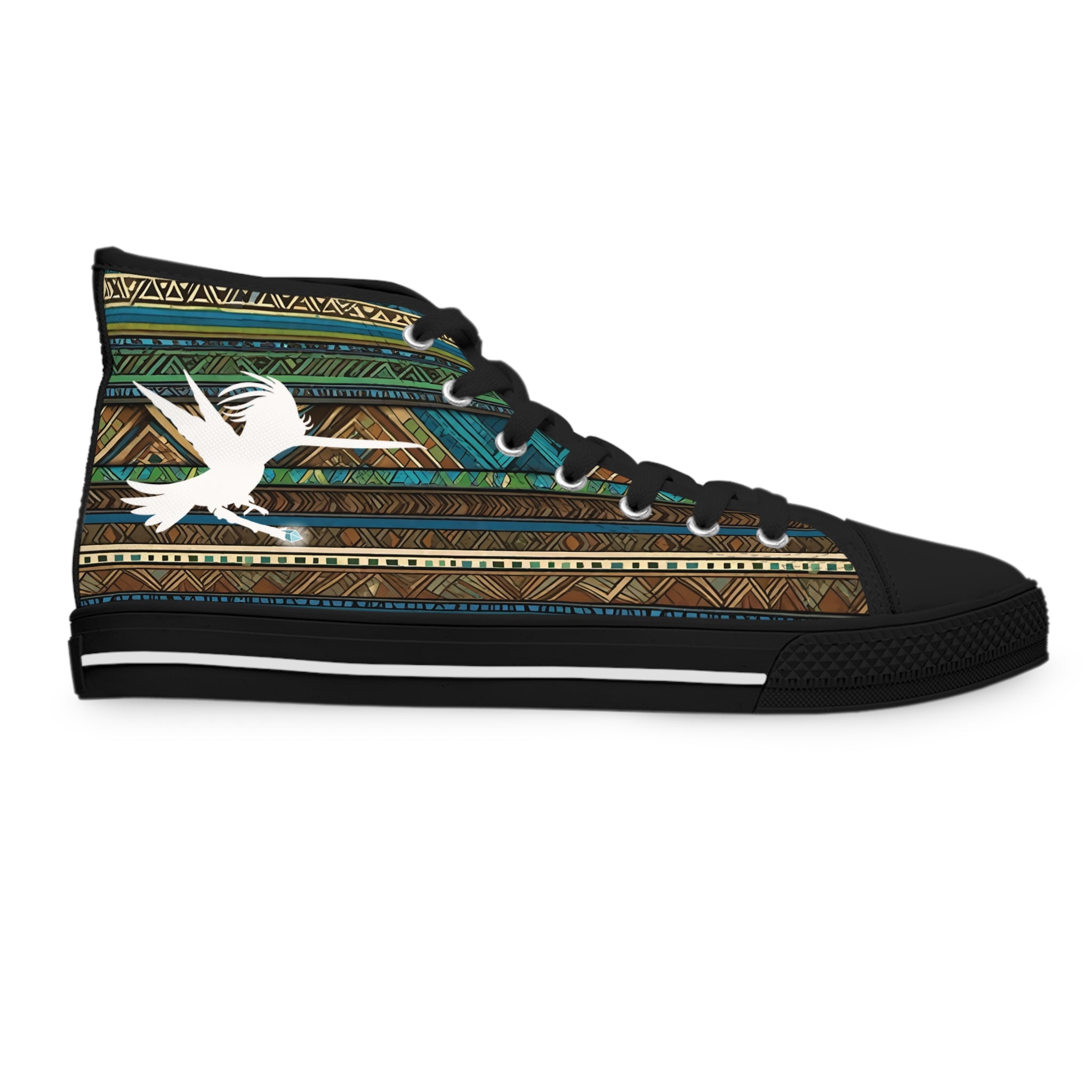 Tribal Wizard Wand Women's High Top Sneakers