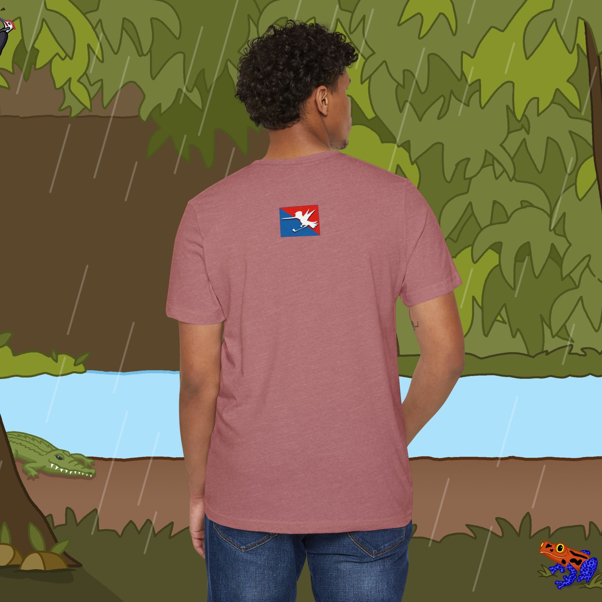 Golfer Recycled Organic T-Shirt