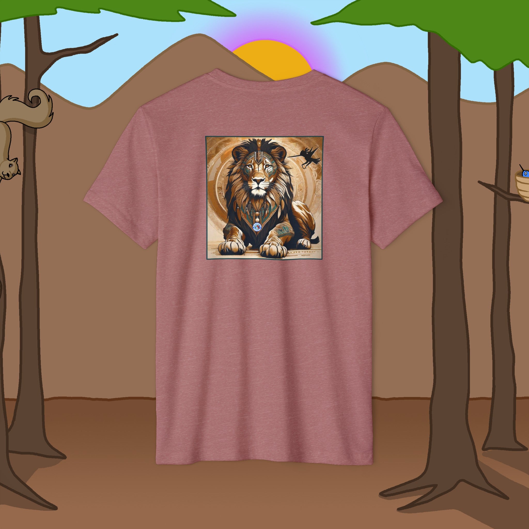 Lion Recycled Organic Loose Fit T-Shirt