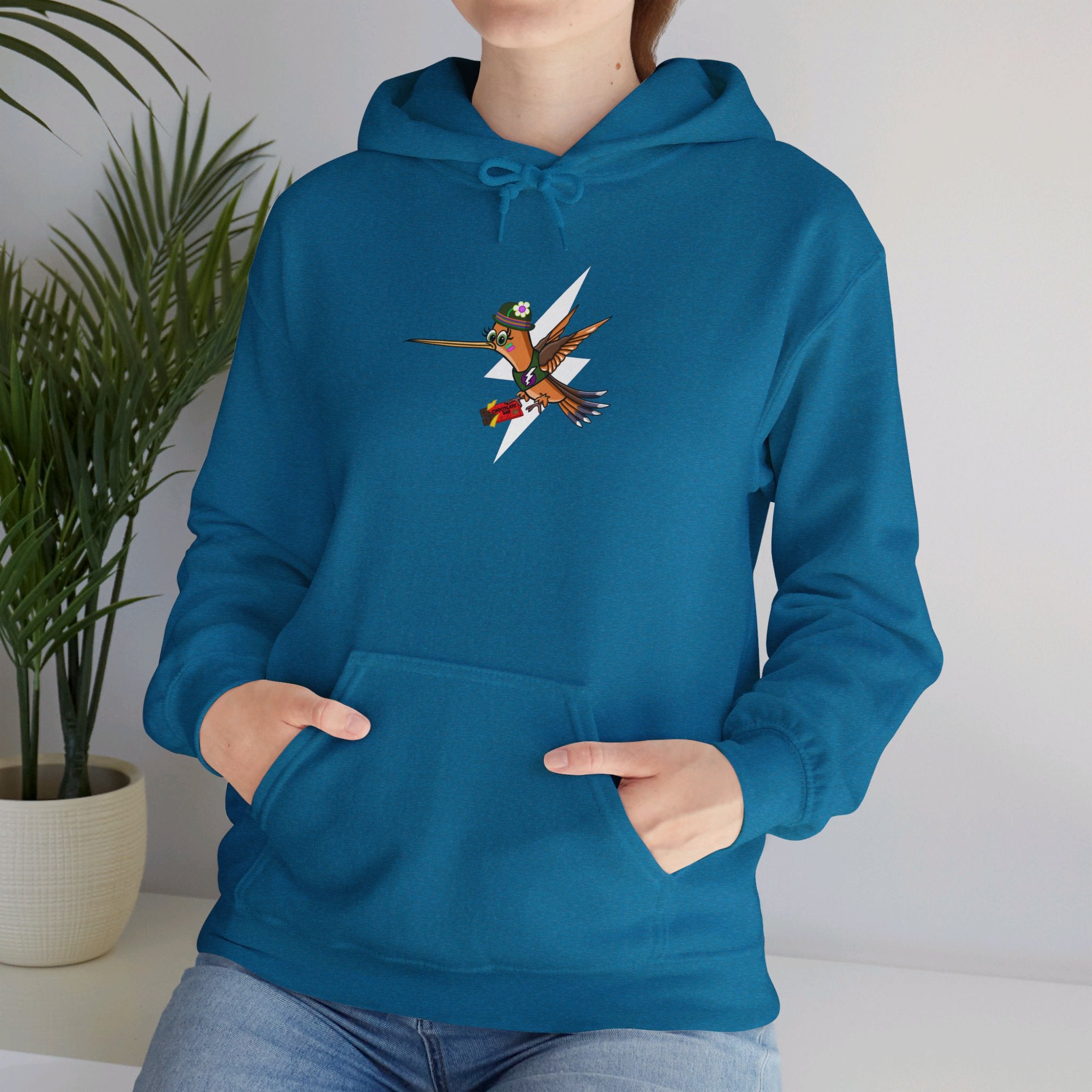 Hummingbird Warriors Chocolate Bar Heavy Blend™ Hooded Sweatshirt