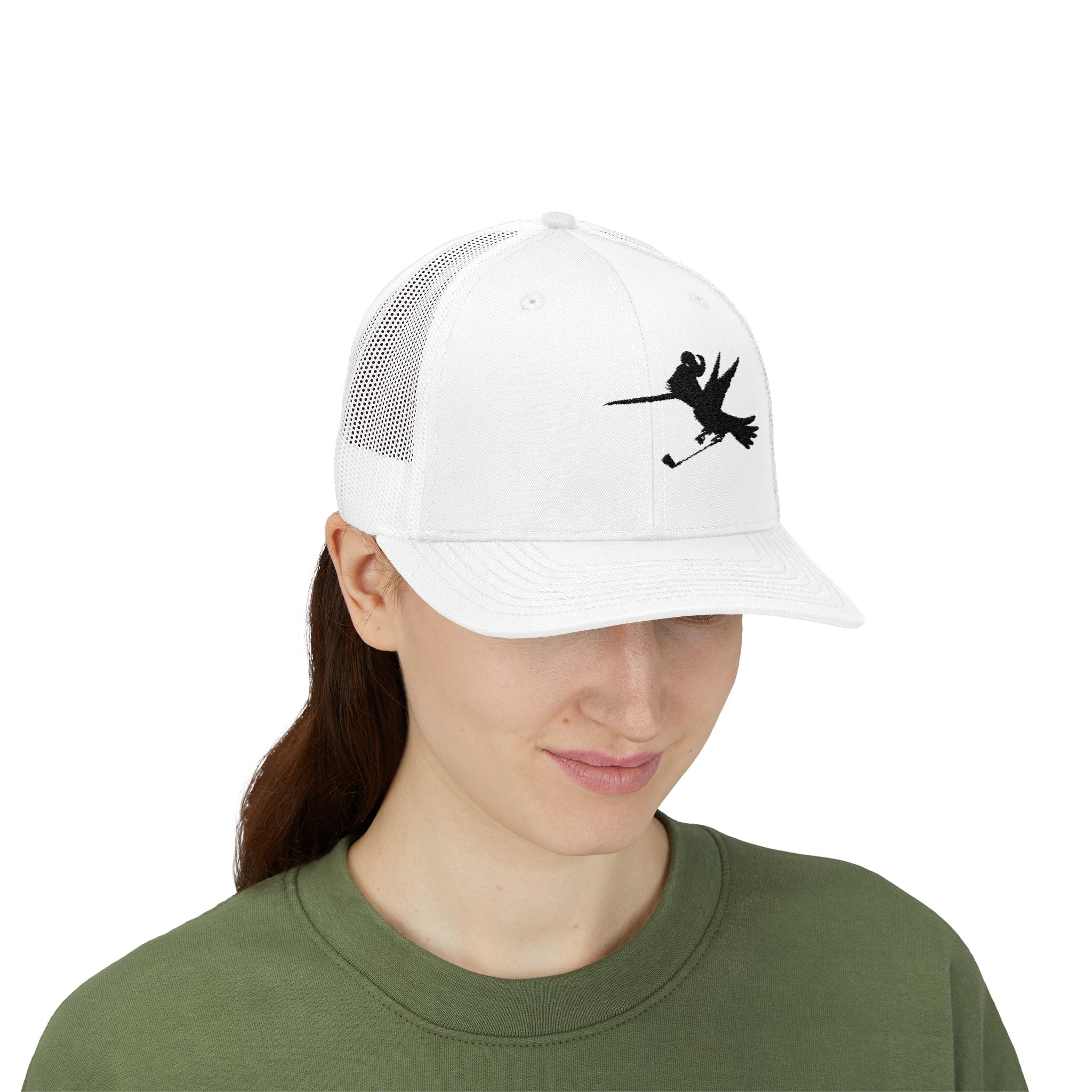 Women's Golf Embroidered Trucker Cap