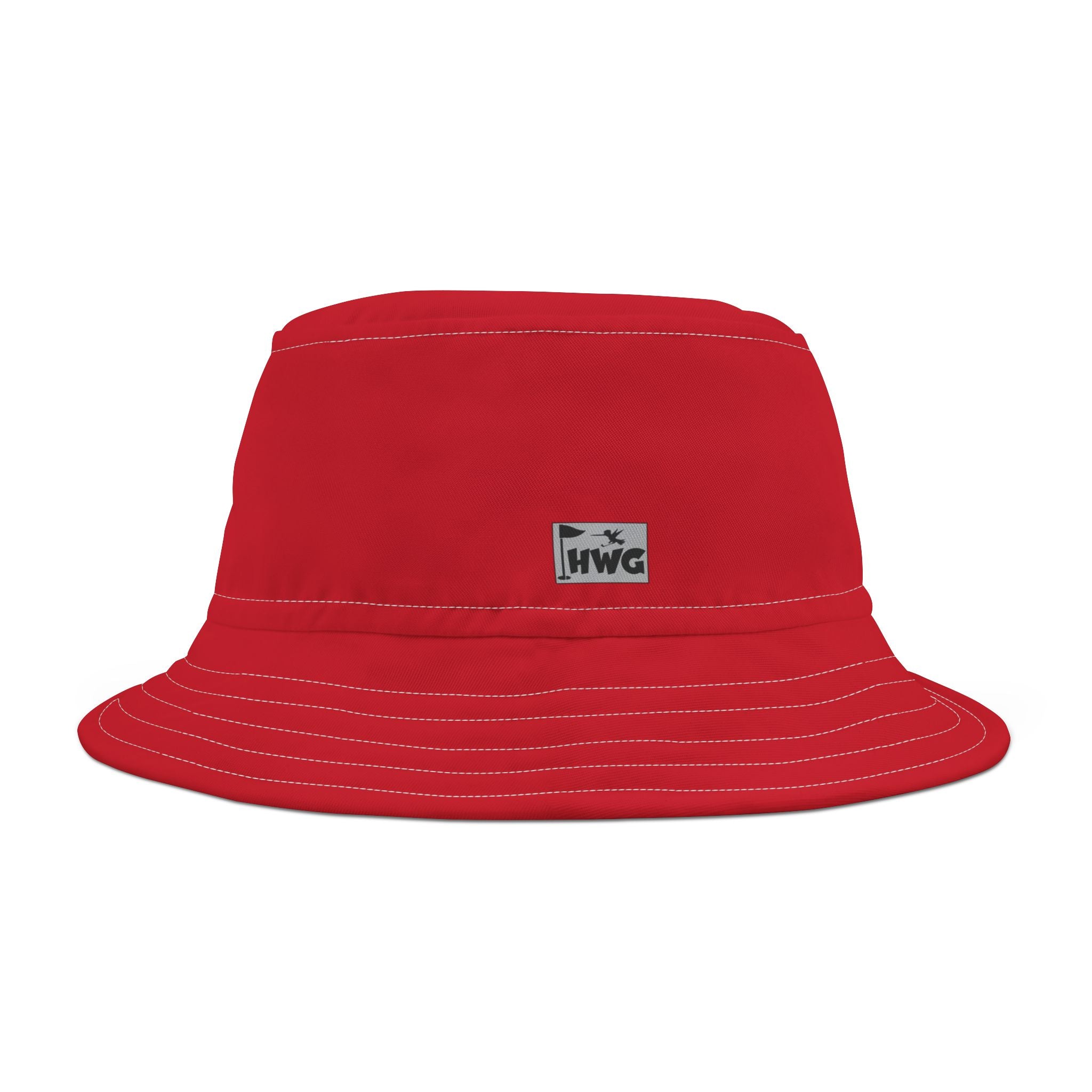 Red Golf Bucket Hat