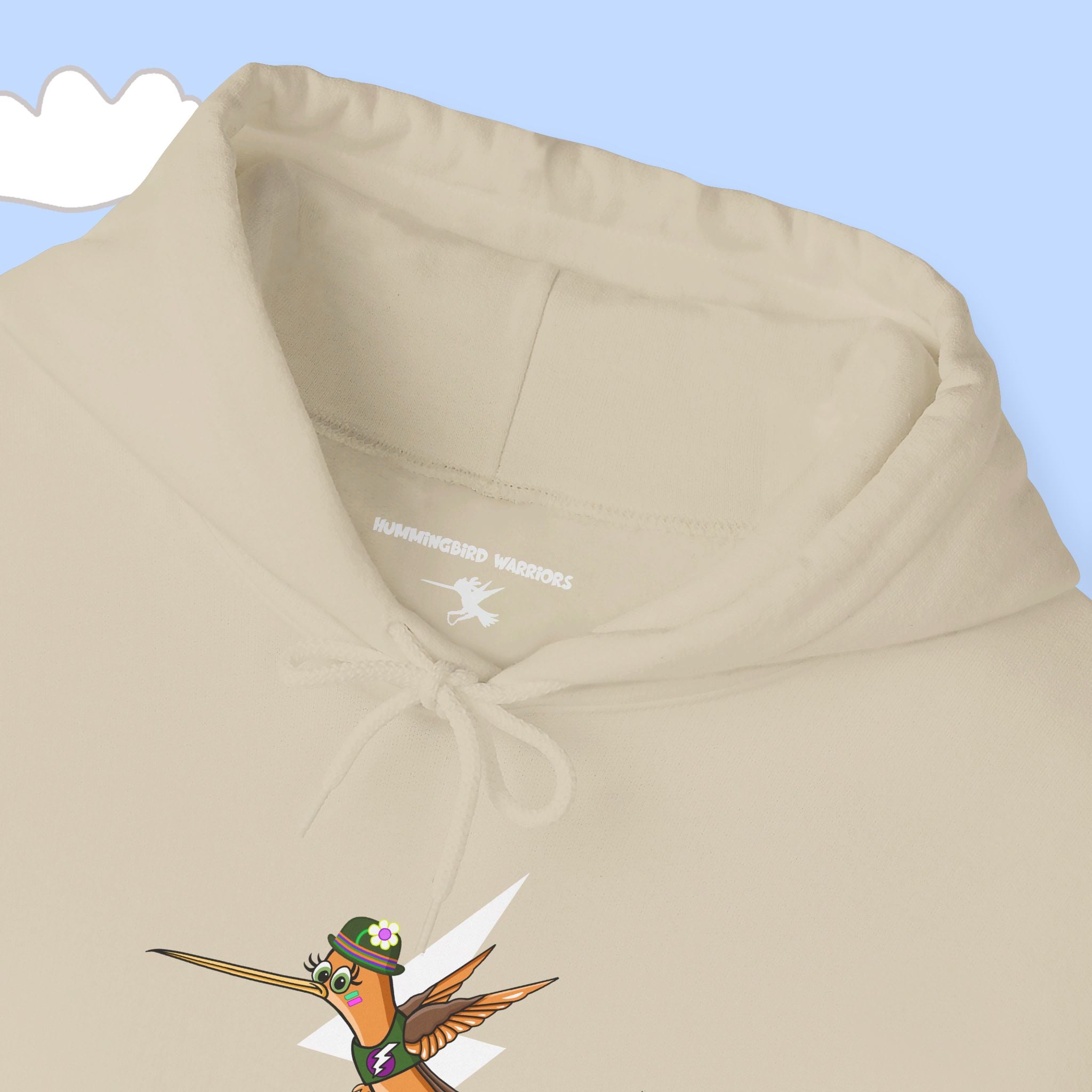 Hummingbird Warriors Chocolate Bar Heavy Blend™ Hooded Sweatshirt