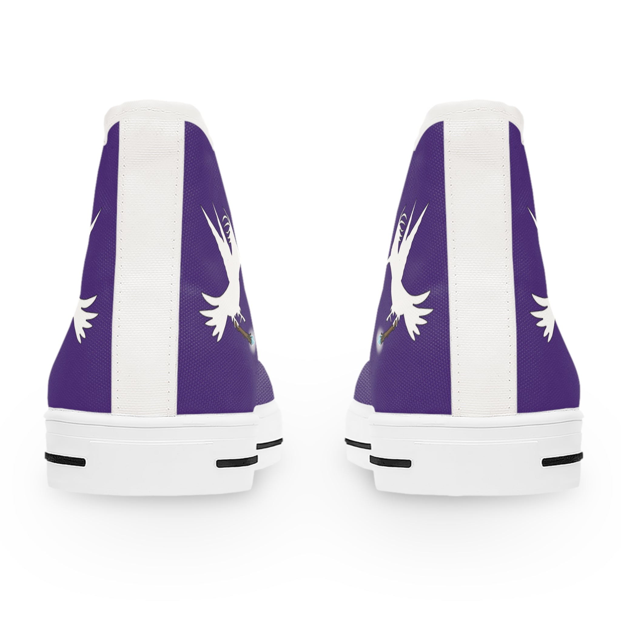 Purple Wizard Wand Women's High Top Sneakers