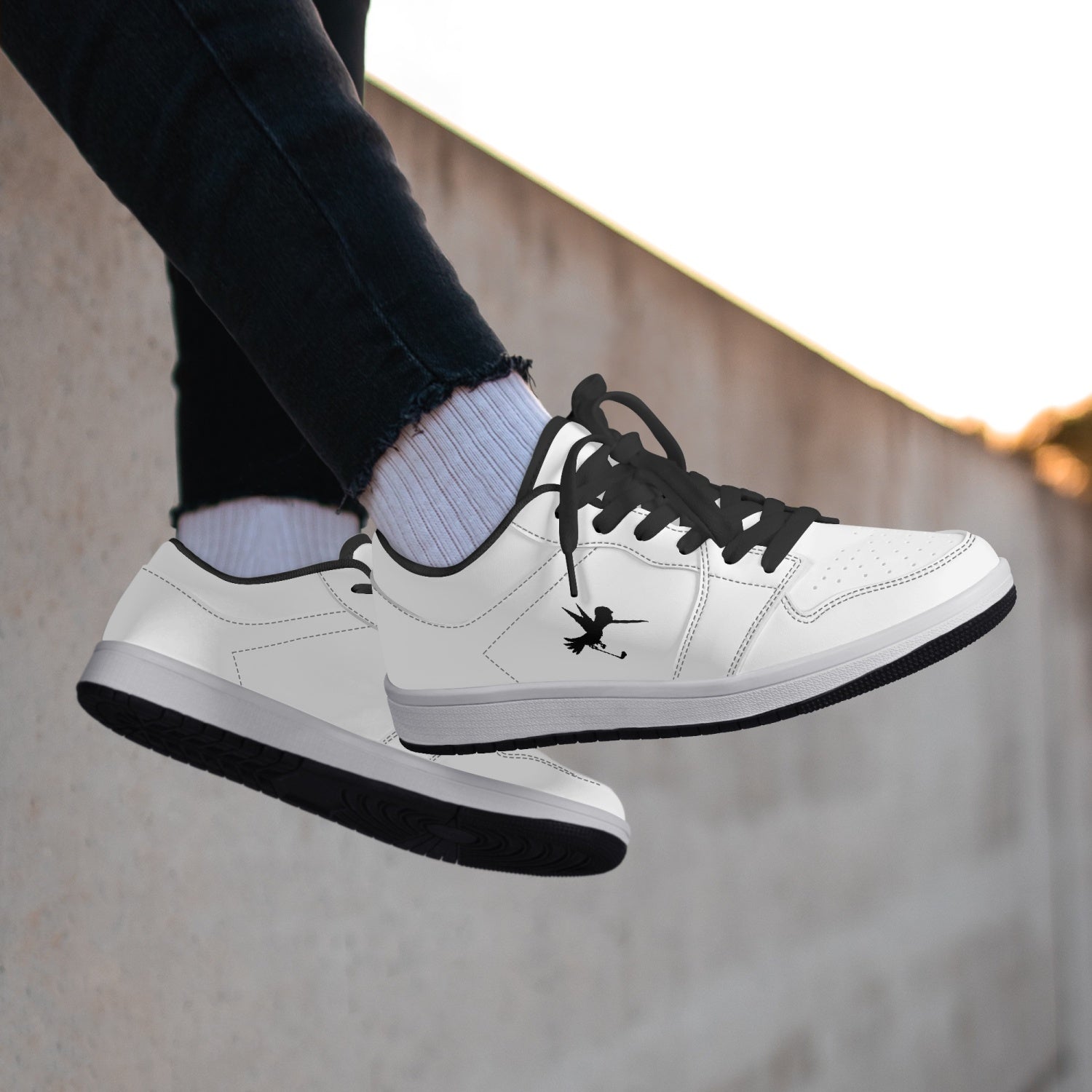 HW Golf Low-Top Leather Sneakers