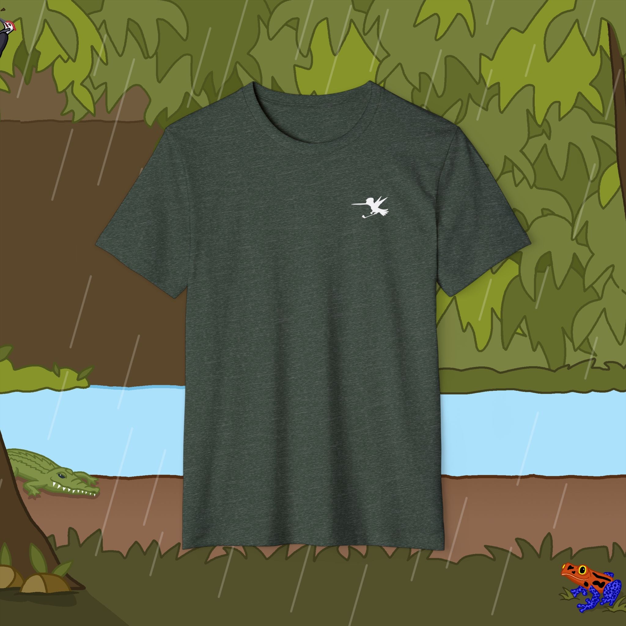 Golfer Recycled Organic T-Shirt