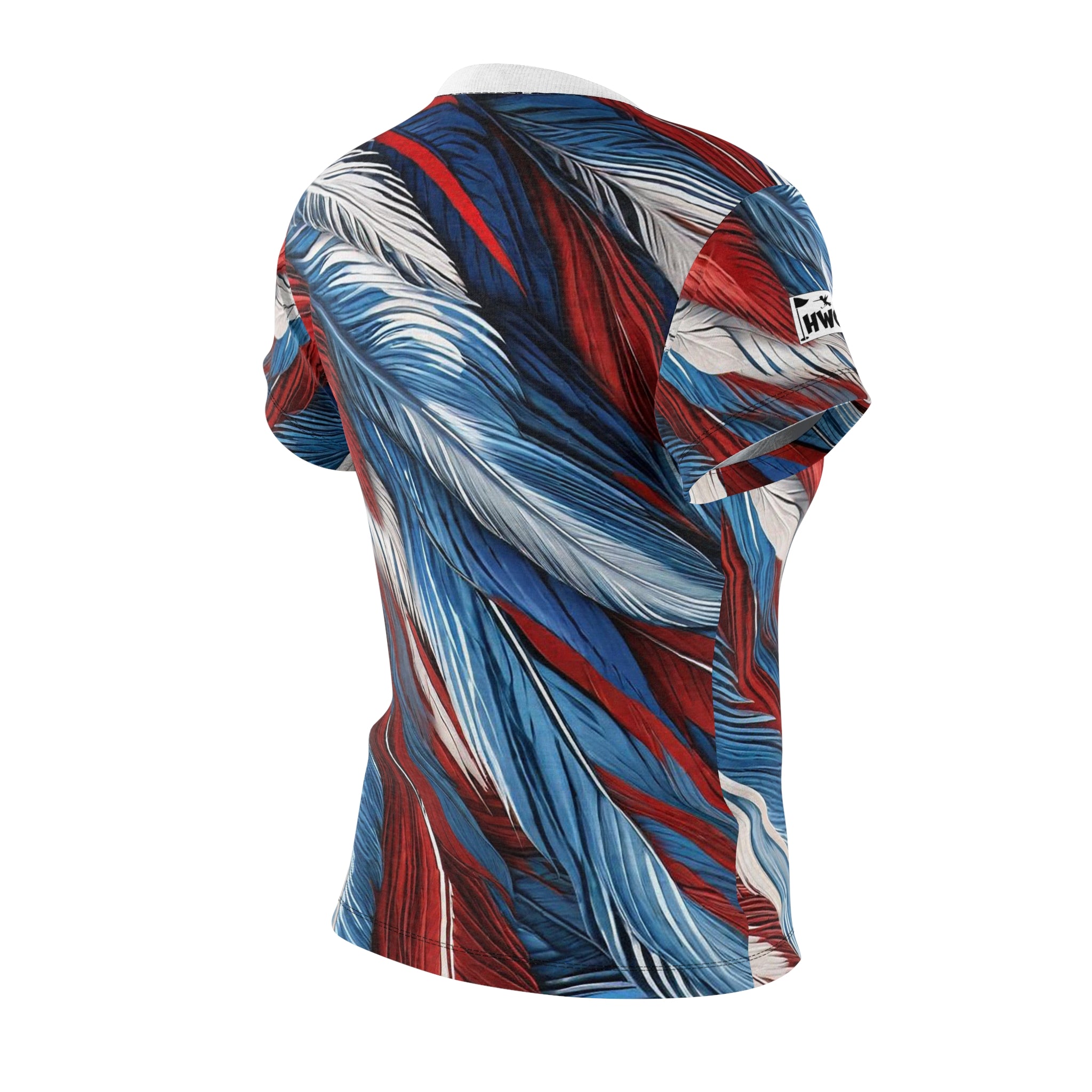 RWB Quill Feathers Women's Golf Performance Tee