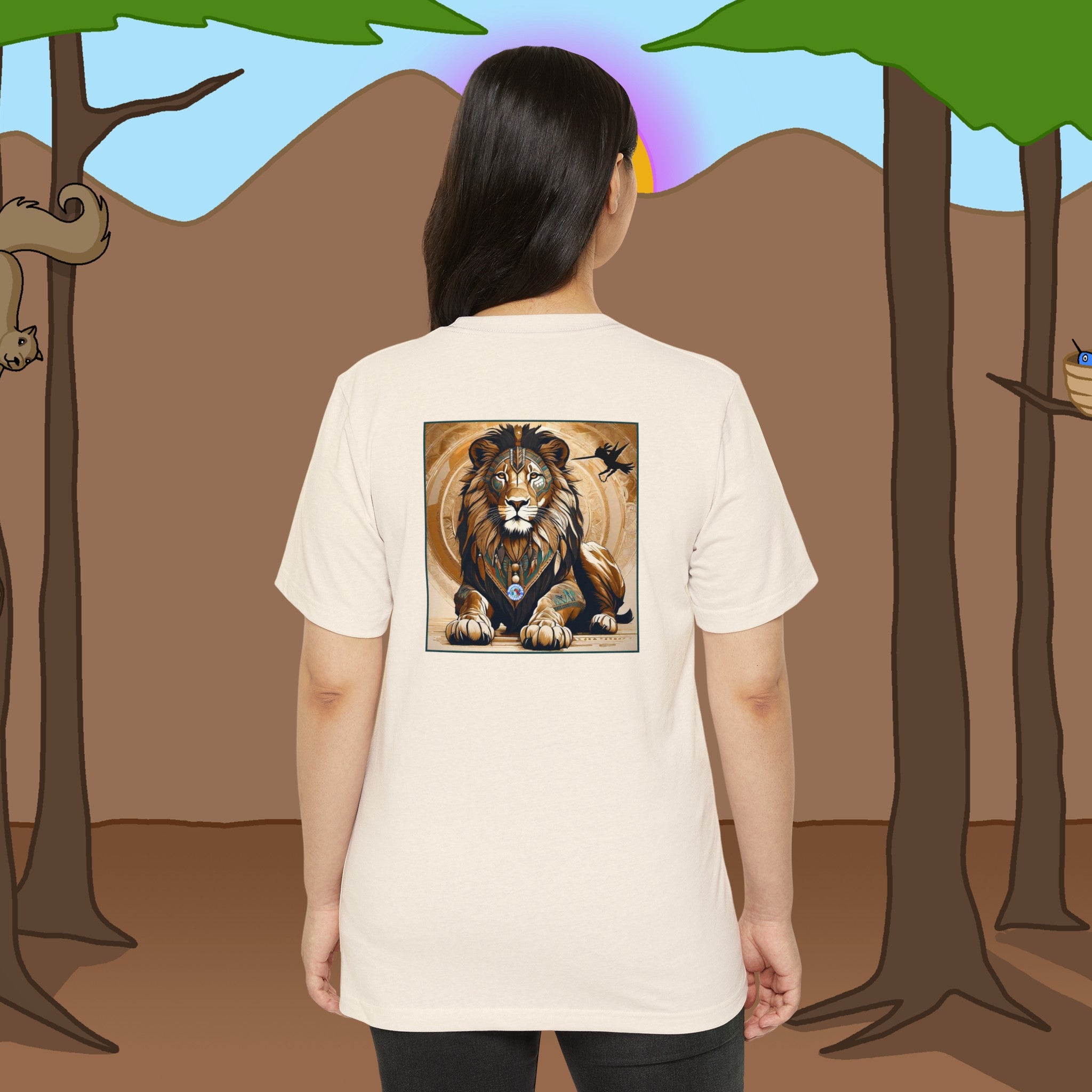 Lion Recycled Organic Loose Fit T-Shirt