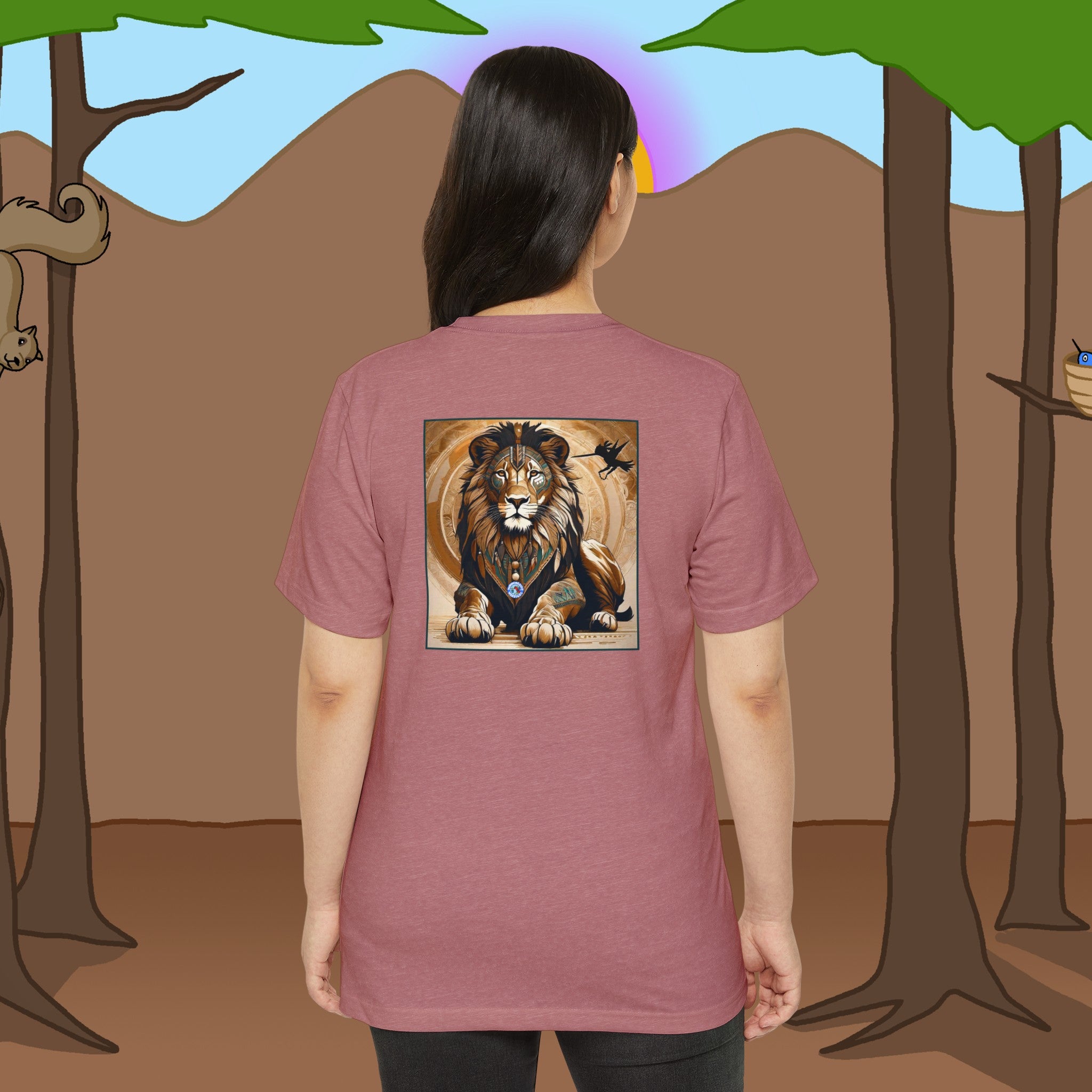 Lion Recycled Organic Loose Fit T-Shirt