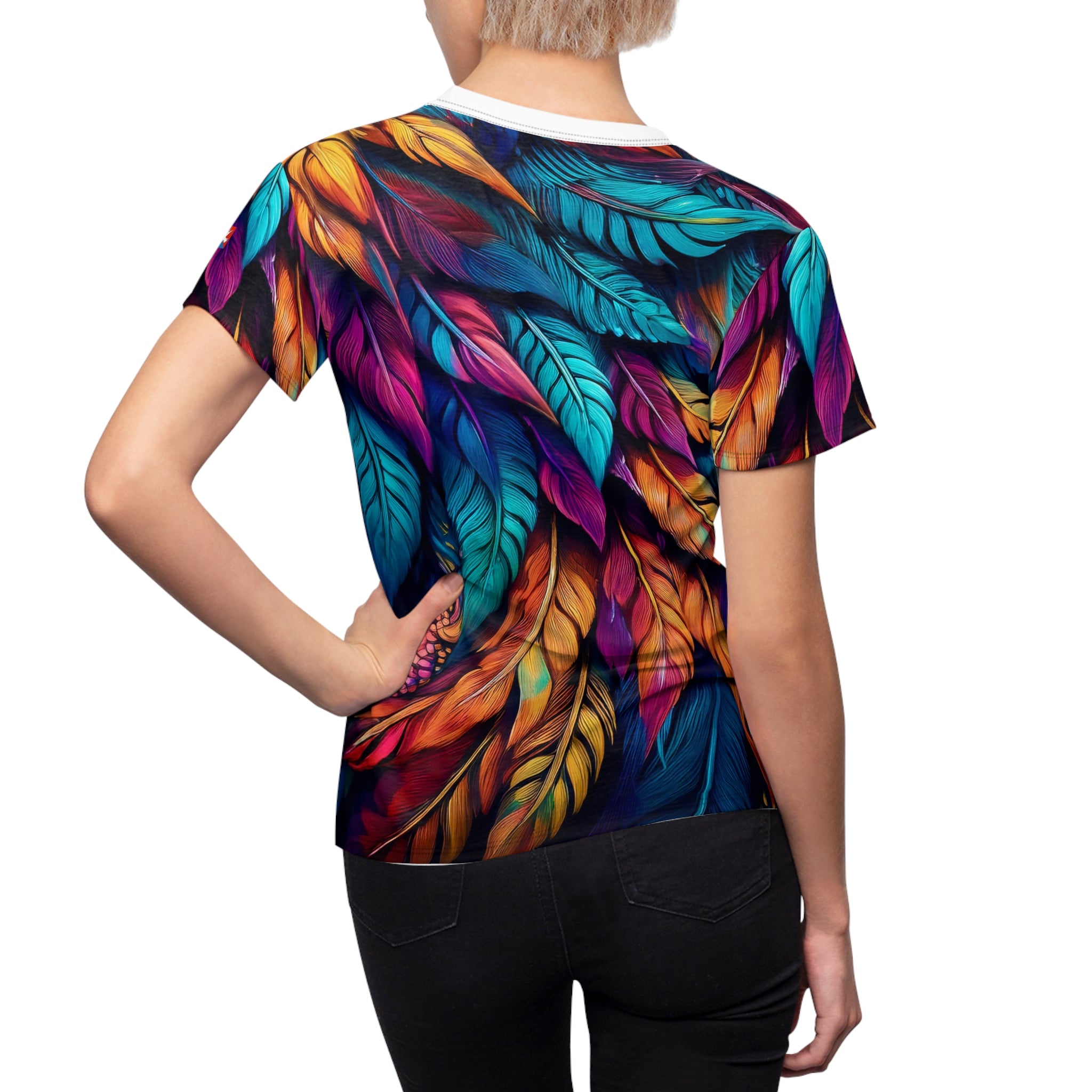 Colorful Feathers Women's Performance Tee