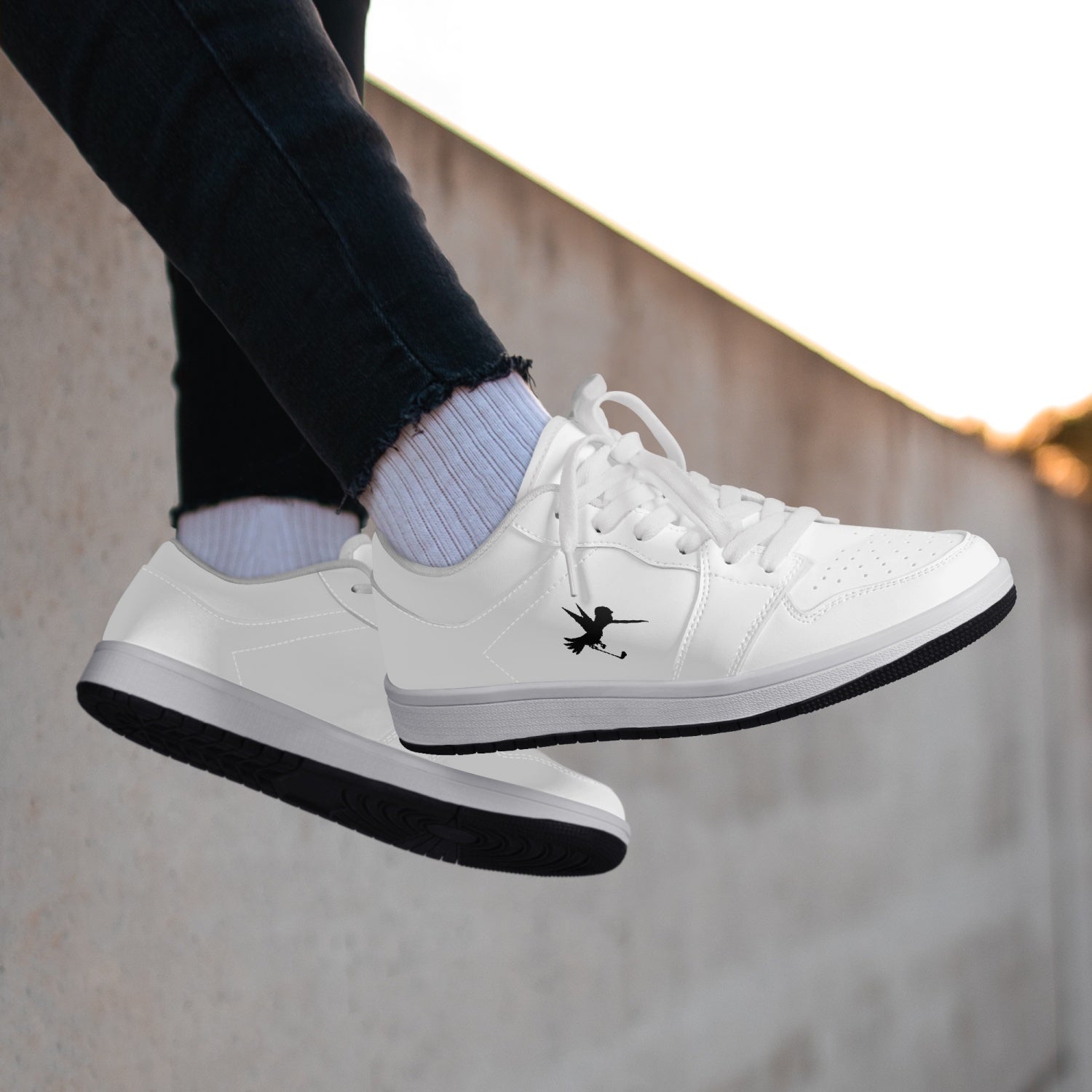 HW Golf Low-Top Leather Sneakers