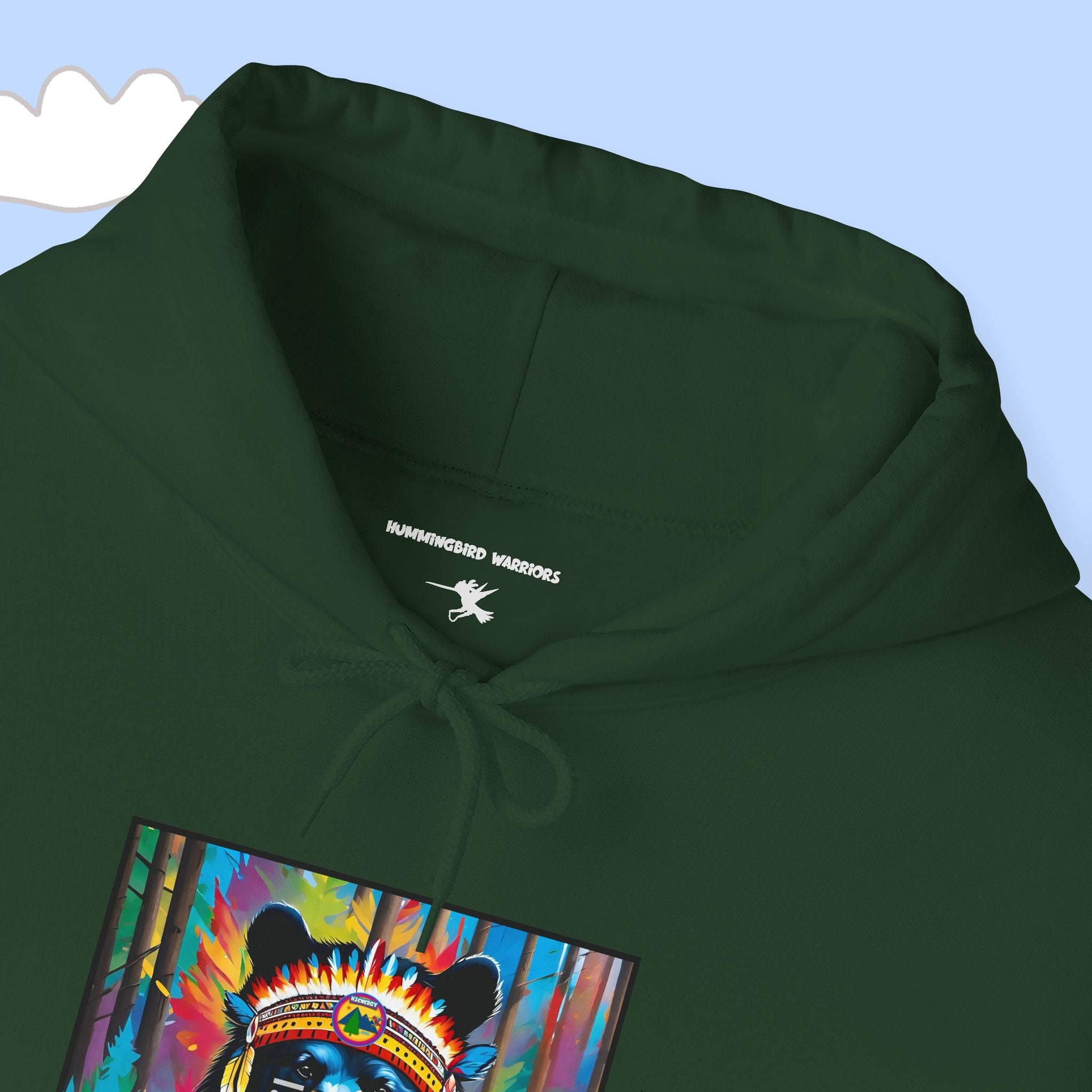 Black Bear  Heavy Blend™ Hooded Sweatshirt